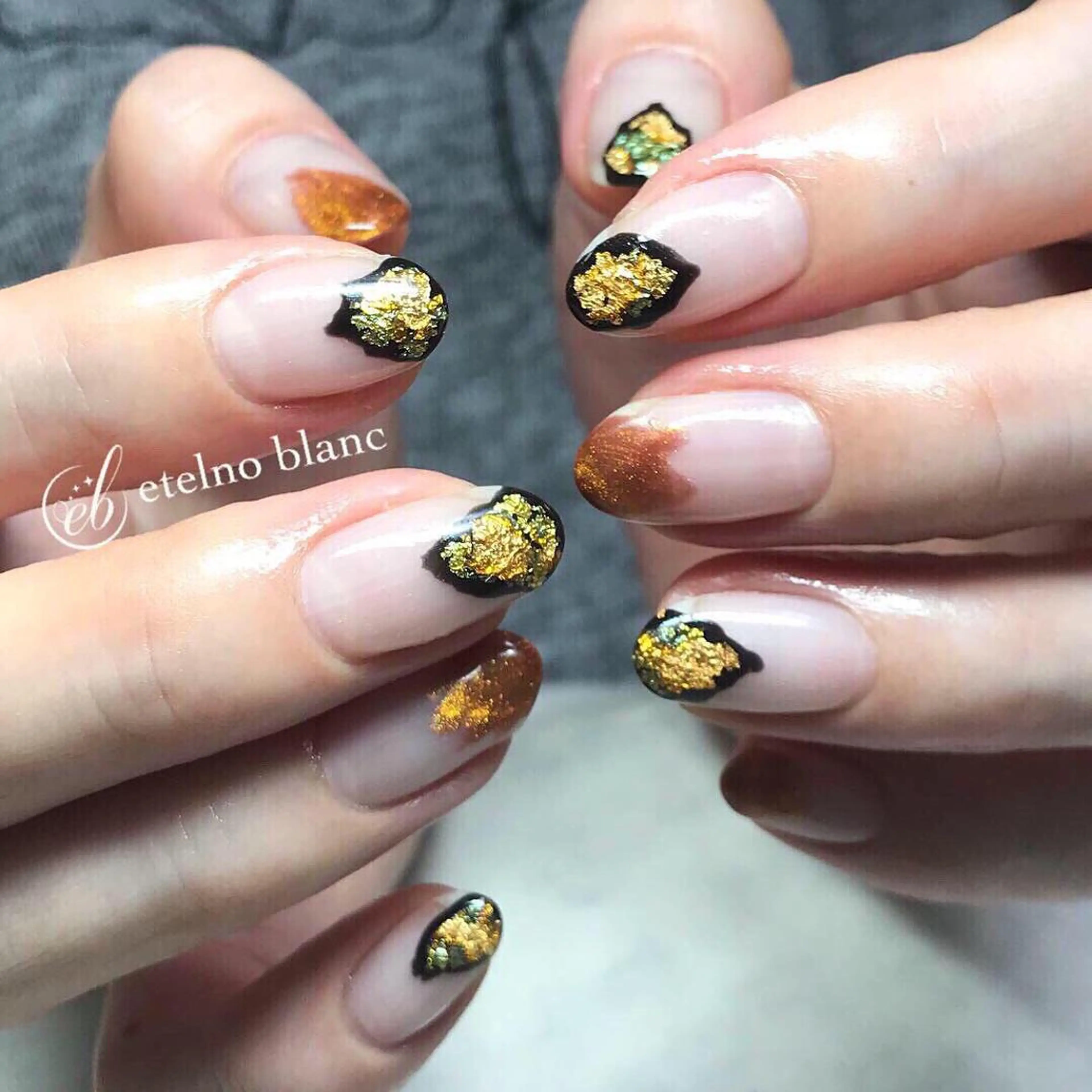 ネイル etelno blanc中目黒のネイルデザイン