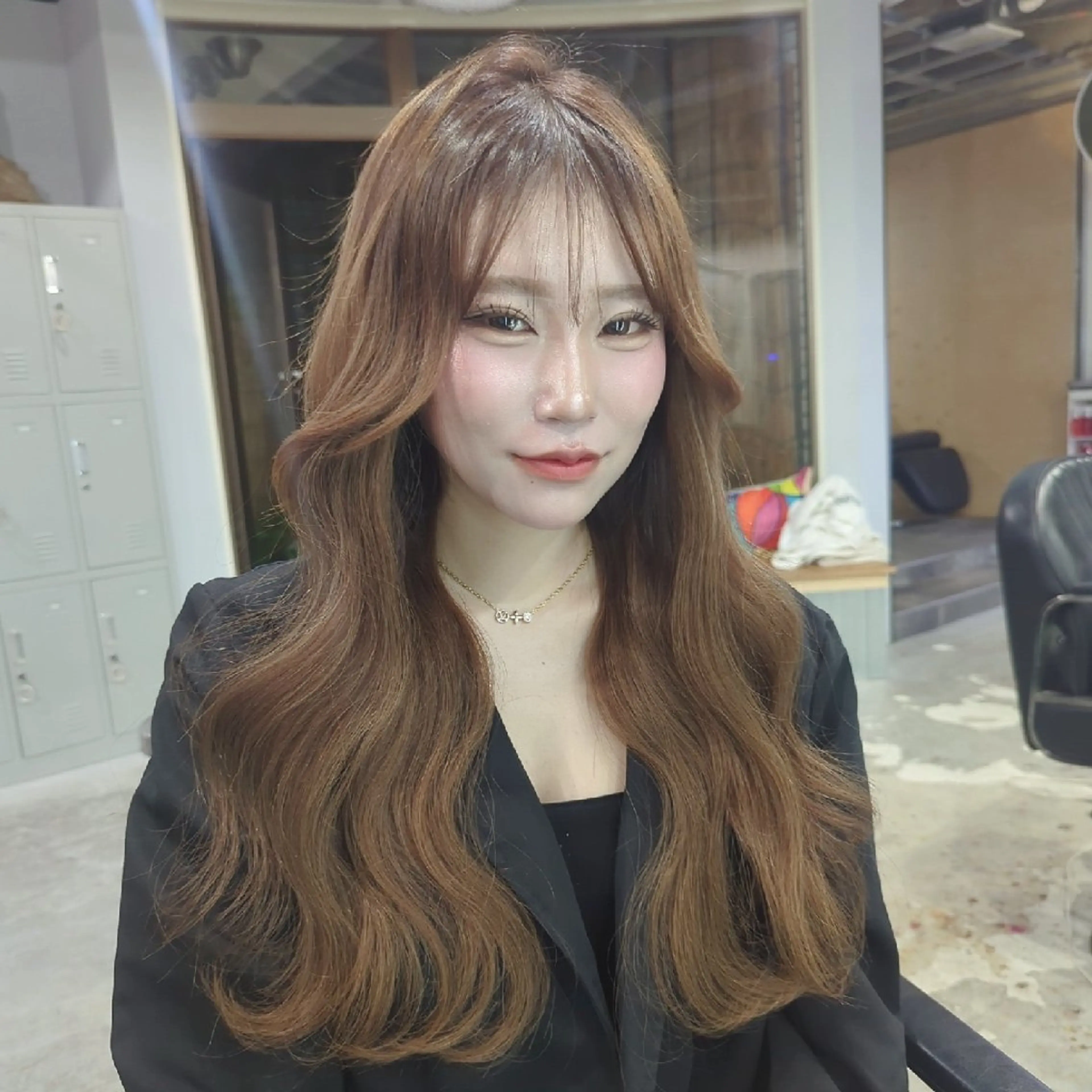 ロング エクステ 高見 凌のヘアスタイル