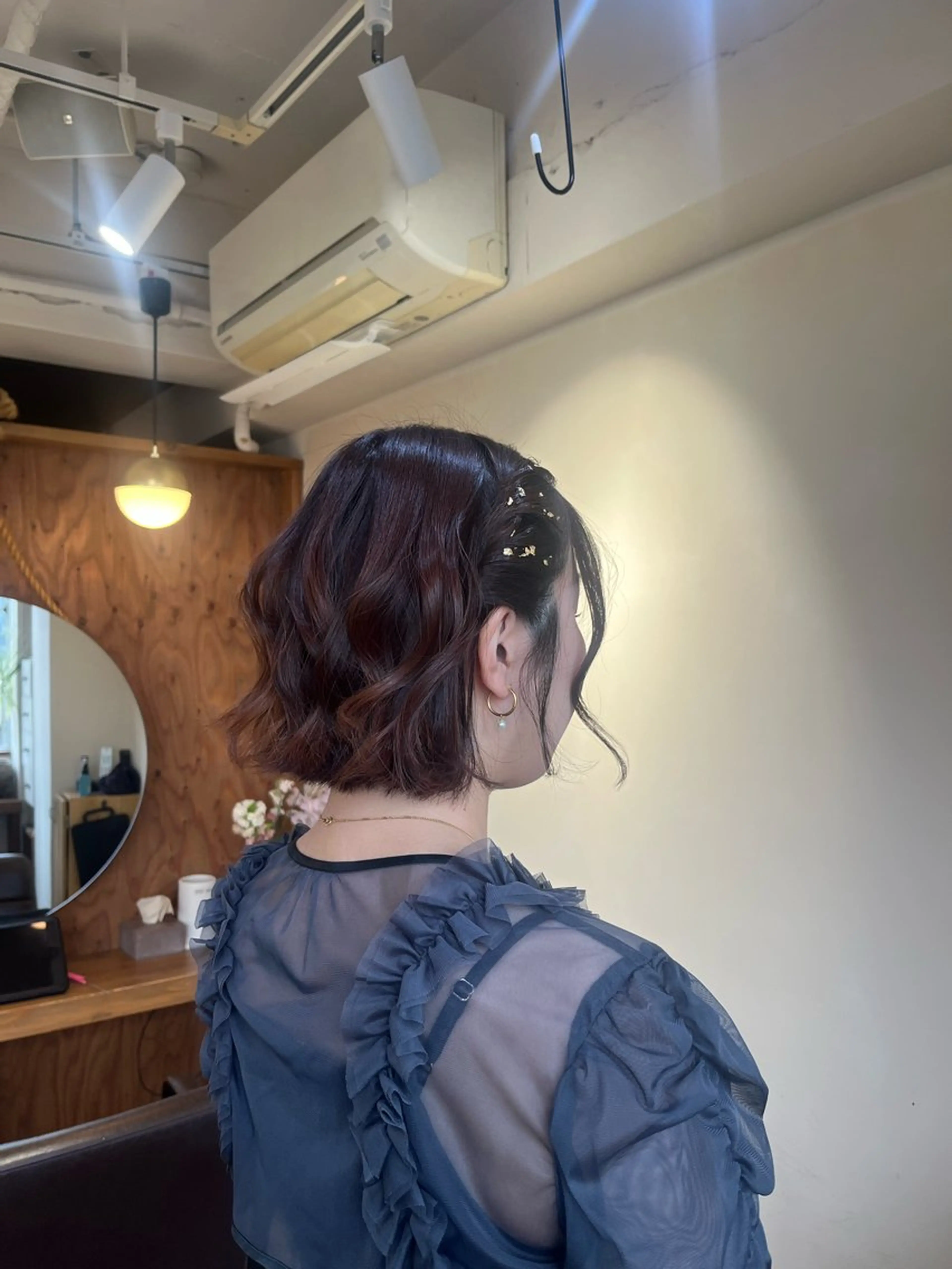 ショート 塩川ももこ/ 縮毛矯正/ヘアセットのヘアスタイル