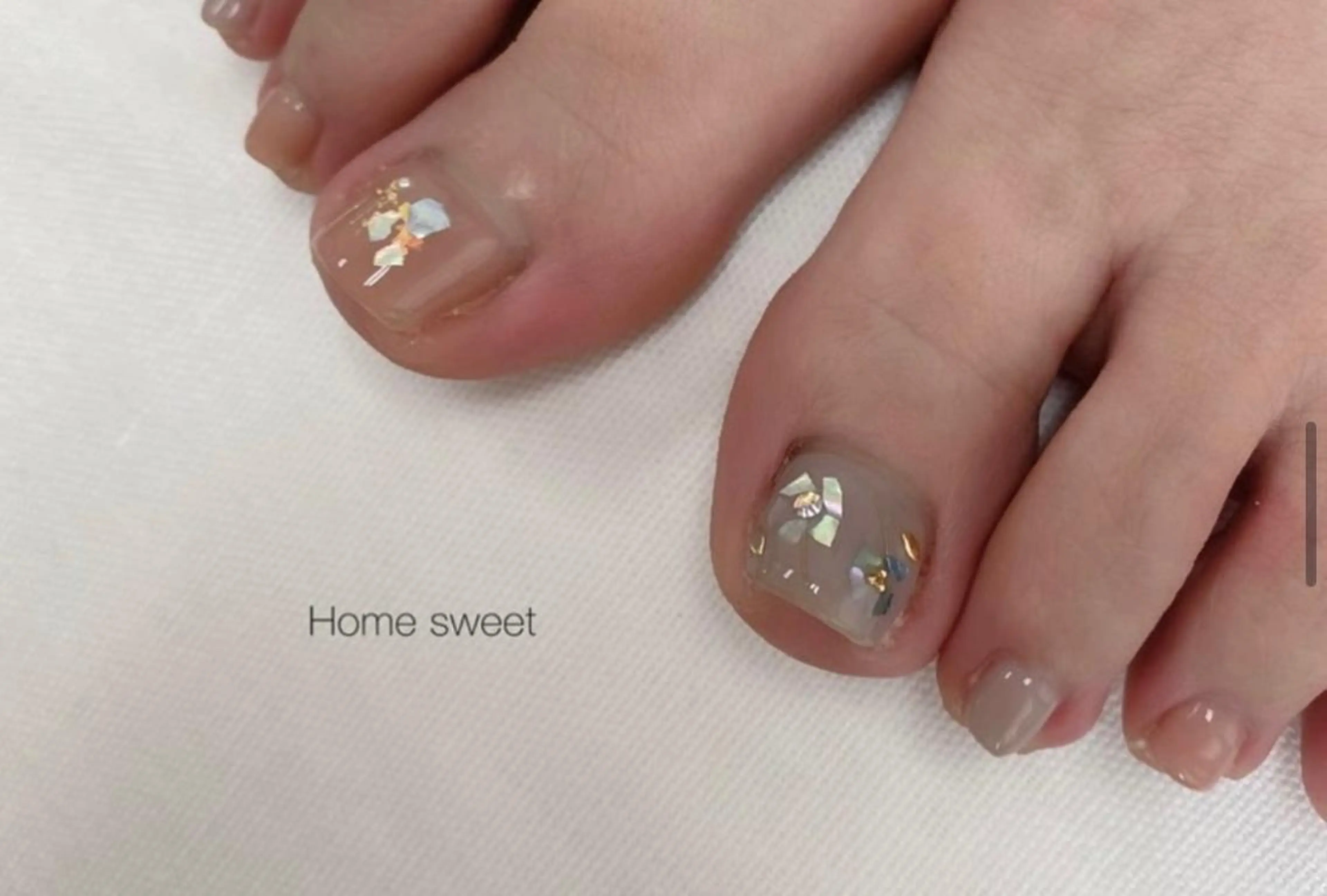 ネイル フットネイル ショートネイル. Home sweetのネイルデザイン