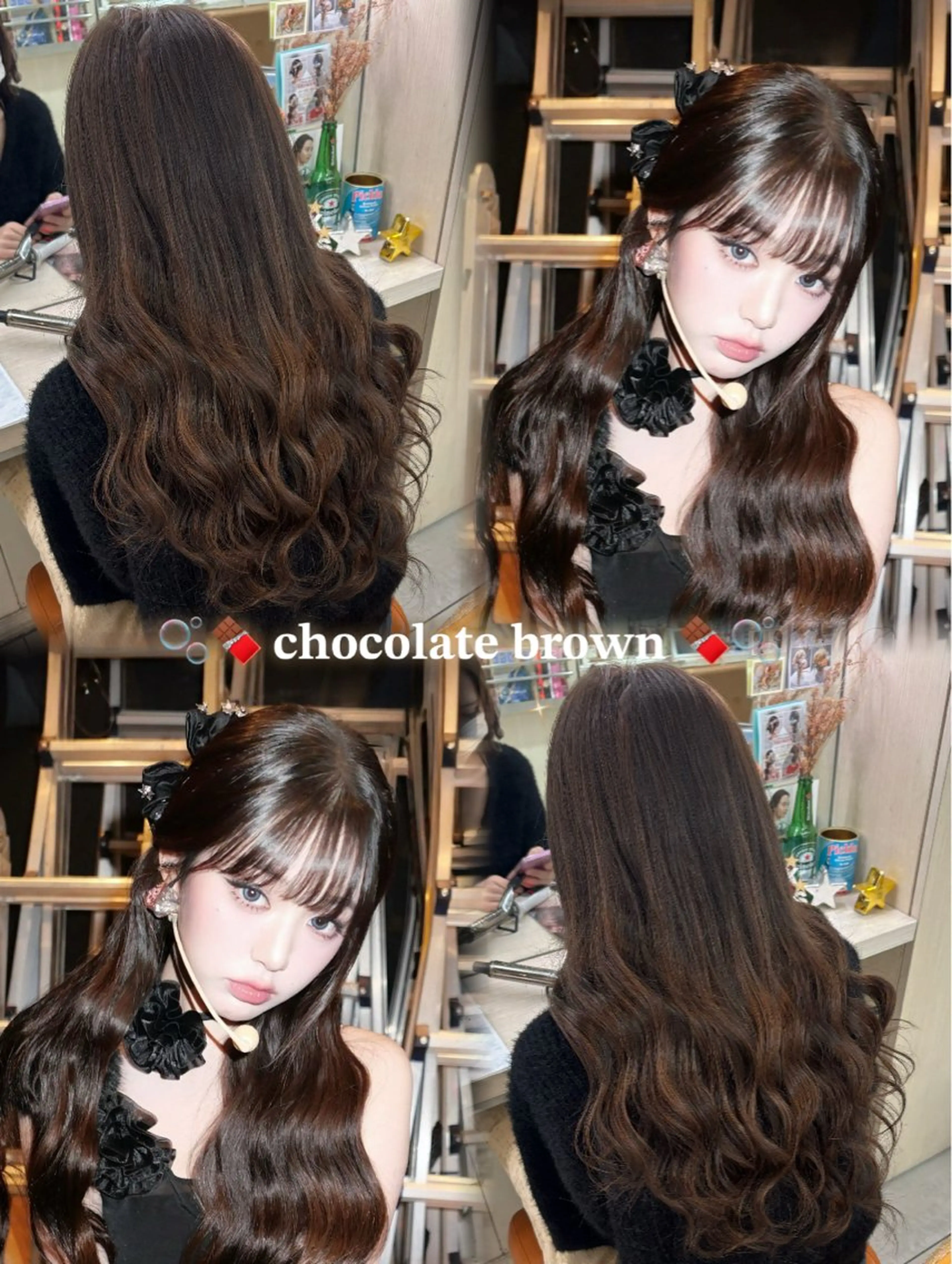 ロング ヘアカラー エクステ 横浜🎶エクステ💟 ピンク🩷なつみ🎀のヘアスタイル