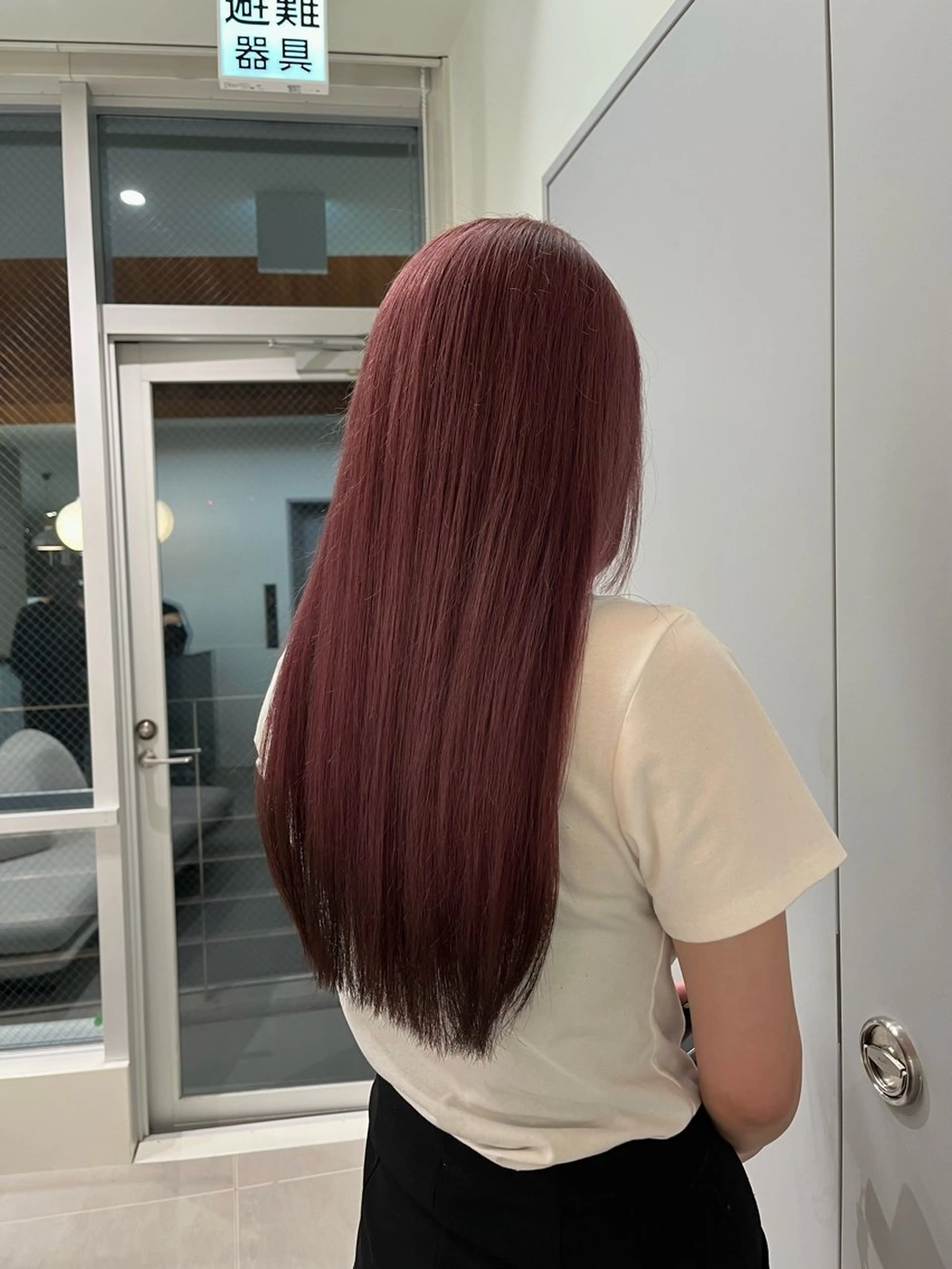 ロング カラー ベージュカラー ブリーチ 透明感カラー ダブルカラー ヘアカラー トリートメント ブリーチ/レイヤー 🌻Mutsumiのヘアスタイル