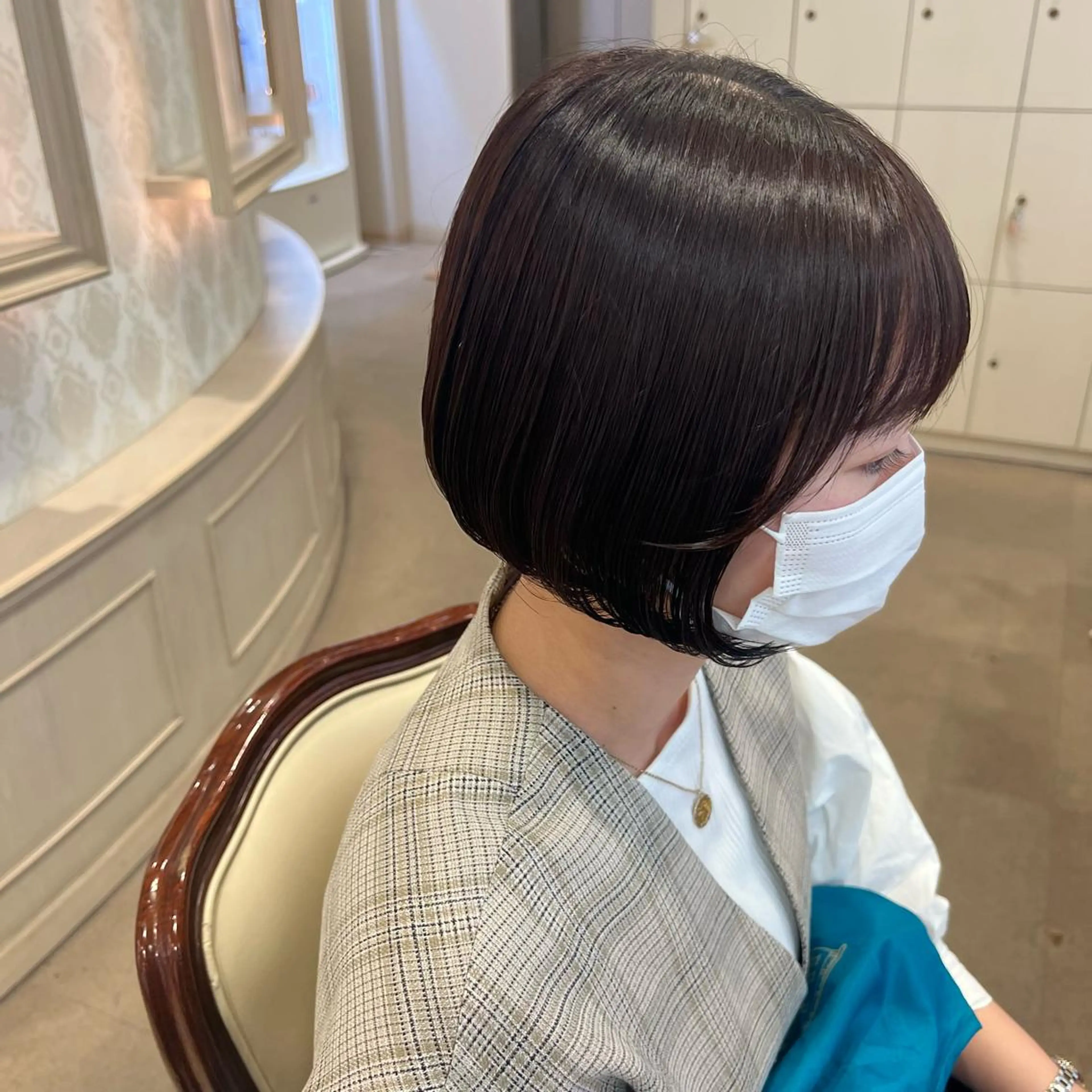 ショート ボブ SALOWIN川崎WEST店所属・🌷川崎/アレンジ/ 暖色ボブ/コトネ🌷のヘアスタイル