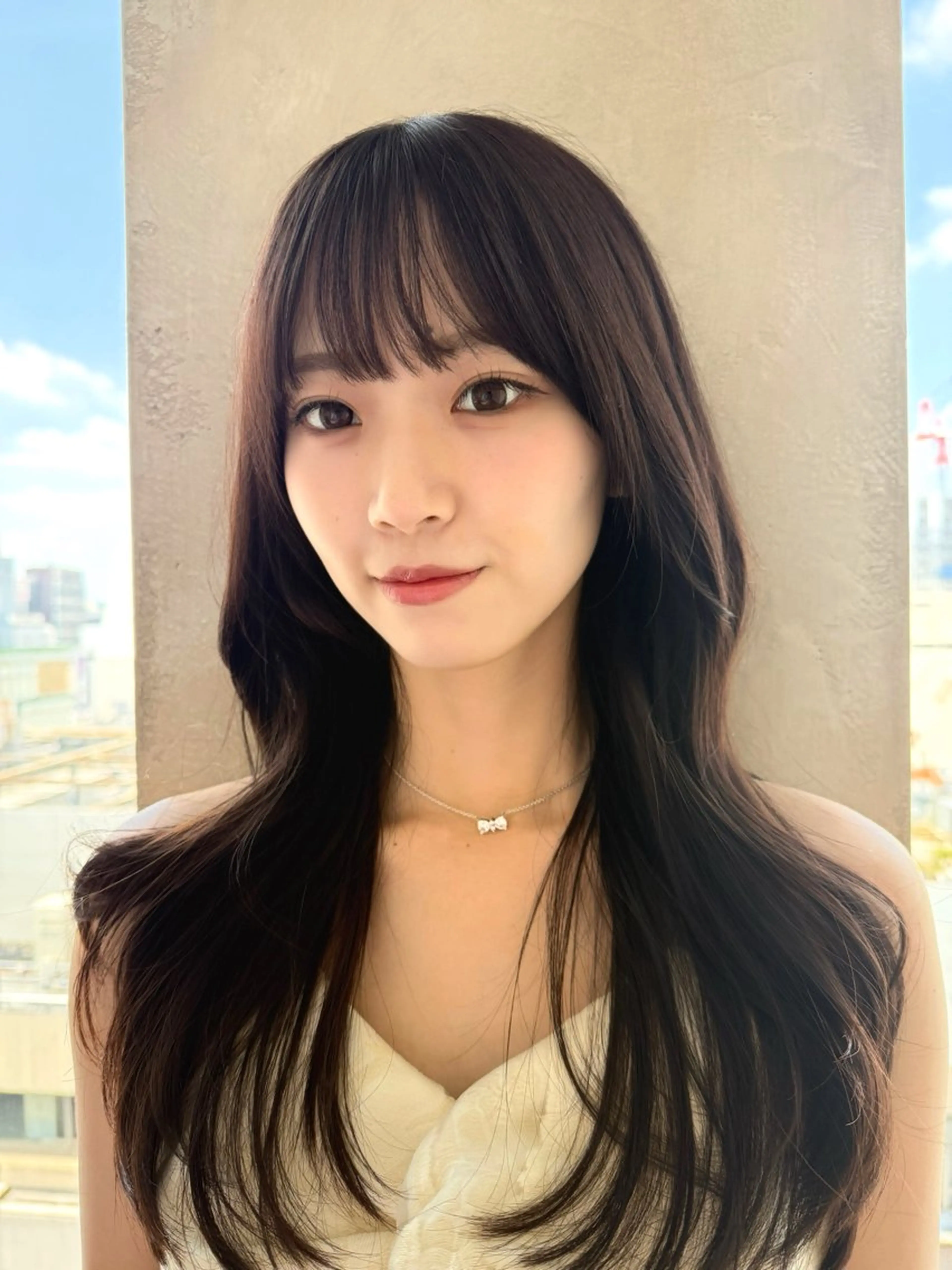 ロング カラー カット ヘアカラー トリートメント ヘッドスパ レイヤー/艶カラー 韓国/石戸谷海斗のヘアスタイル