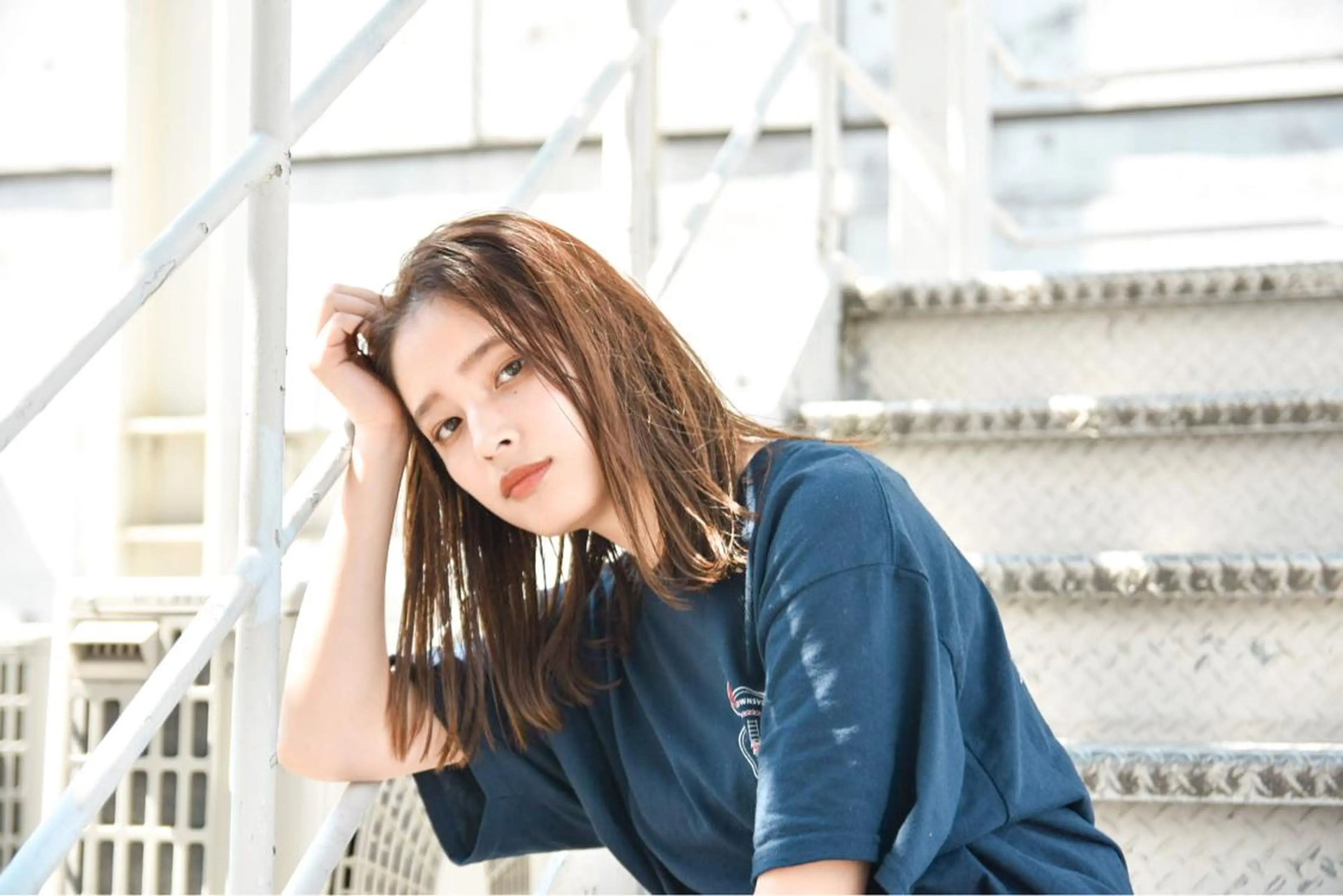 セミロング Trip 大名🌟 ダブルカラーのヘアスタイル