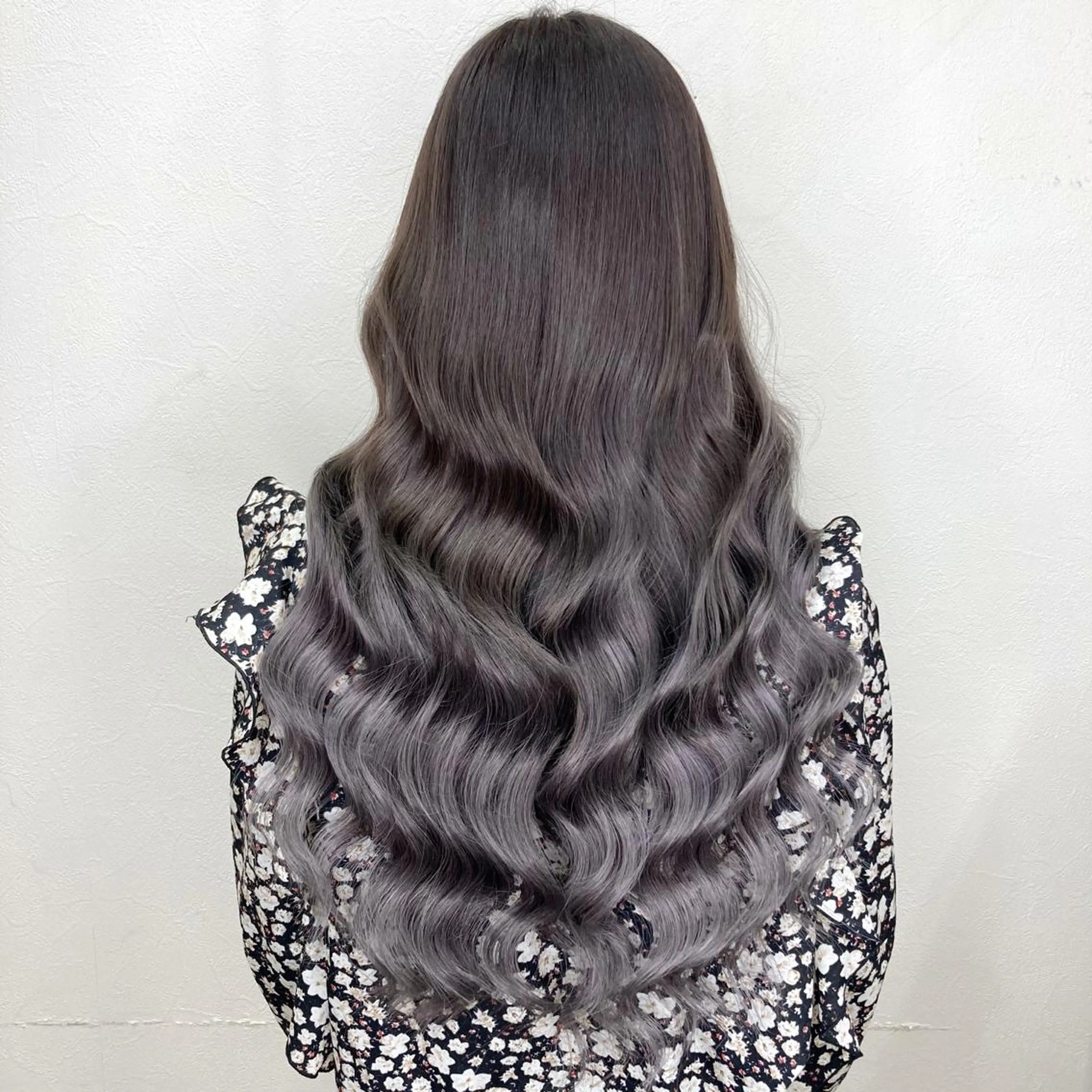 セミロング カラー アッシュ グラデーションカラー エクステ ヘアカラー トリートメント エクステ KEISUKE🧡 NEXT池袋のヘアスタイル