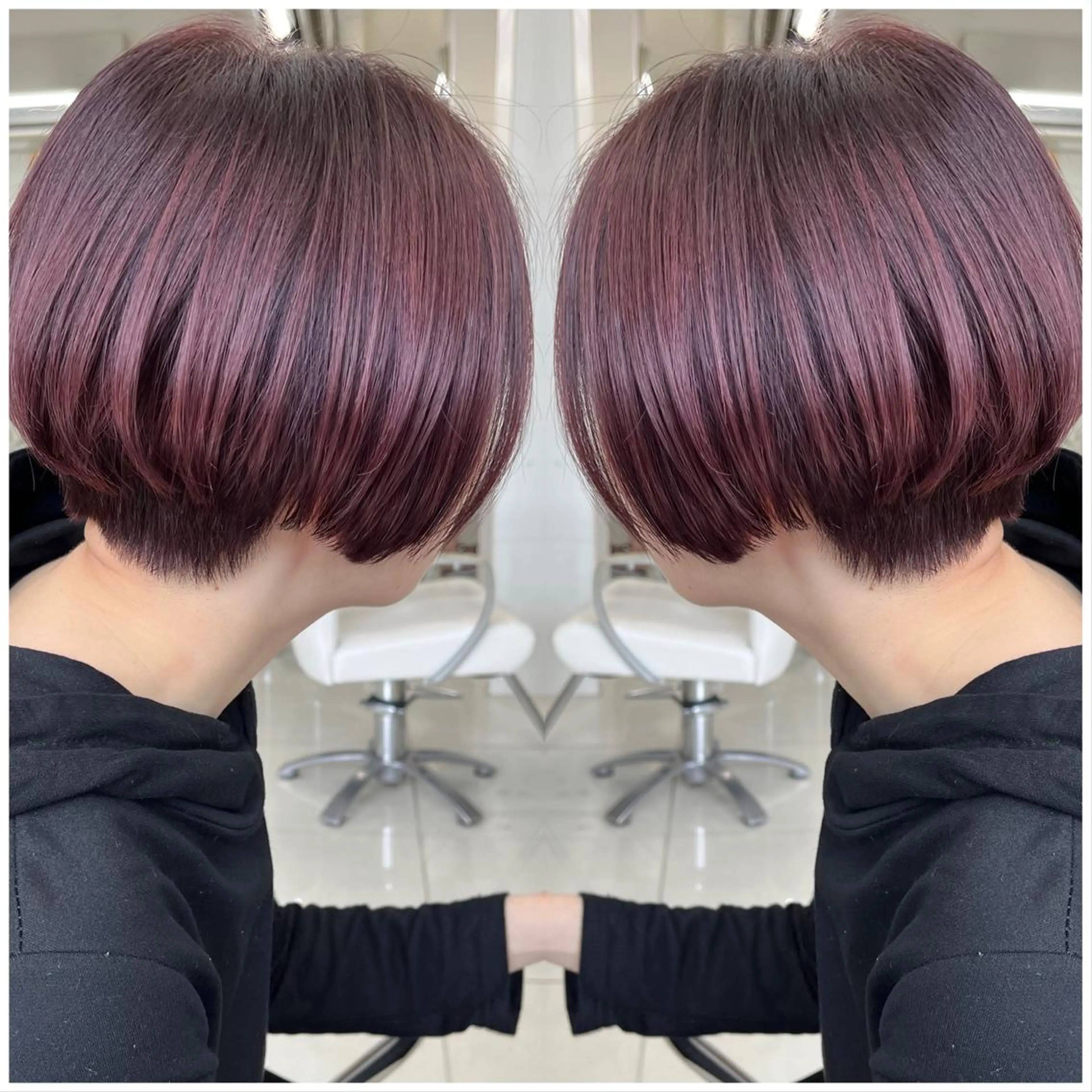 ショート カラー ブリーチ ケアブリーチ ダブルカラー ハイトーンカラー ショートヘア カット ヘアカラー トリートメント BOOTH share salon所属・ハタケヤマヨシキ ／BOOTHのヘアスタイル