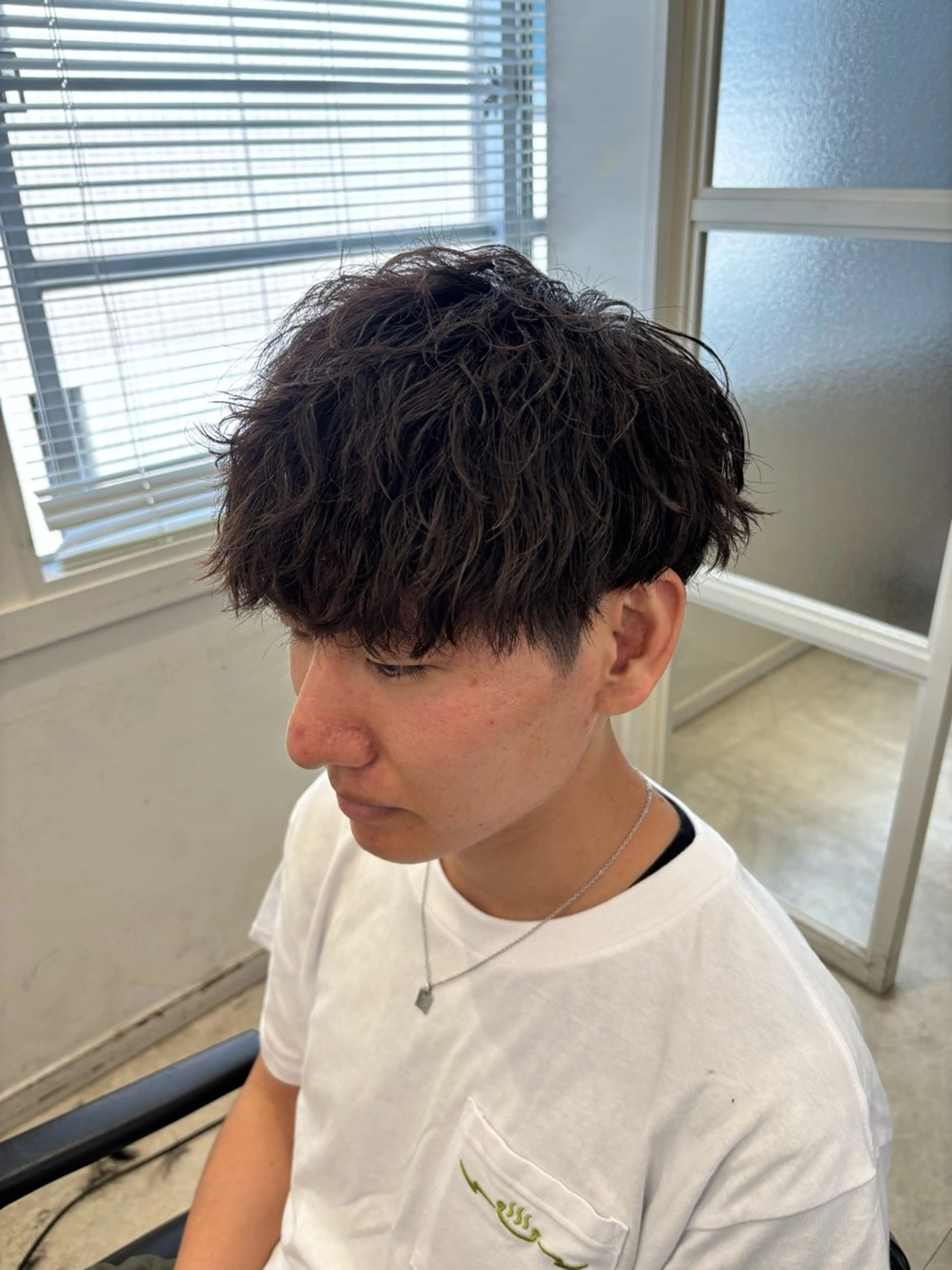 パーマ メンズ カット パーマ ヘッドスパ Go Today シェアサロン 横浜店所属・【ただの天才 🎨】のヘアスタイル