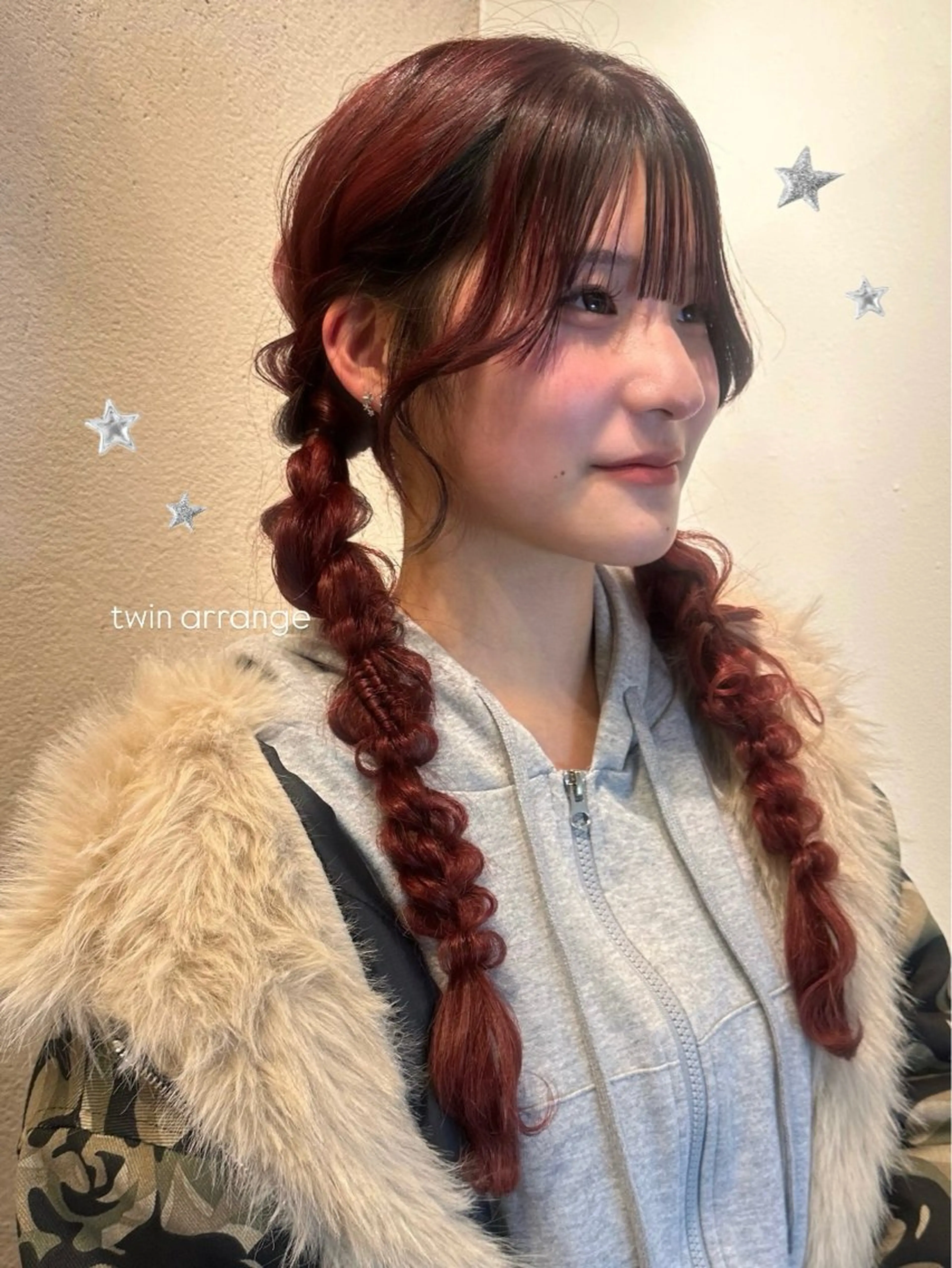 ロング ヘアアレンジ 暖色/レイヤーカット 🌙オノユリカのヘアスタイル