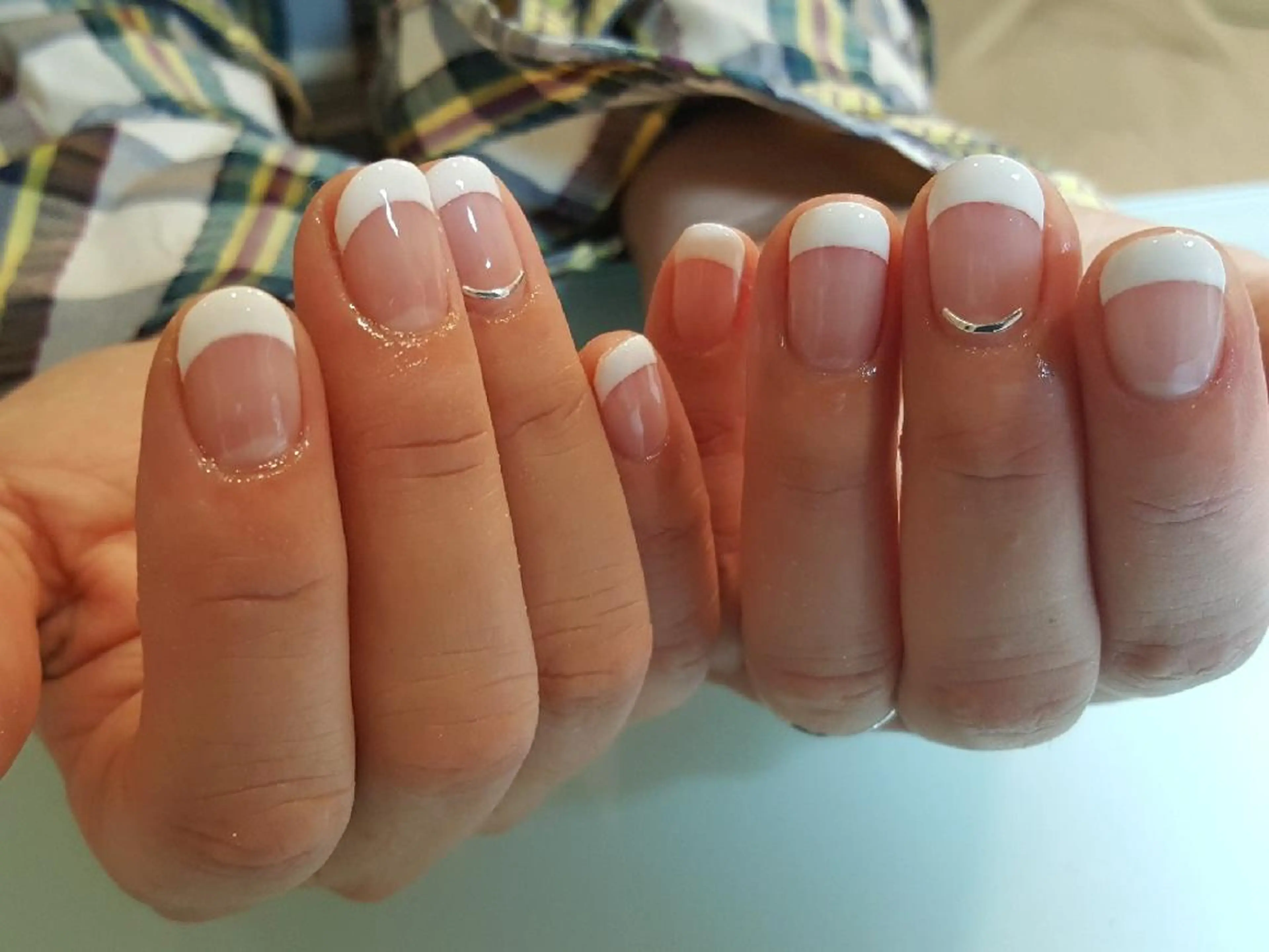 ネイル フレンチネイル 人気エリア💖完全個室【ルリエ】所属・ネイルサロン Lelienルリエのネイルデザイン