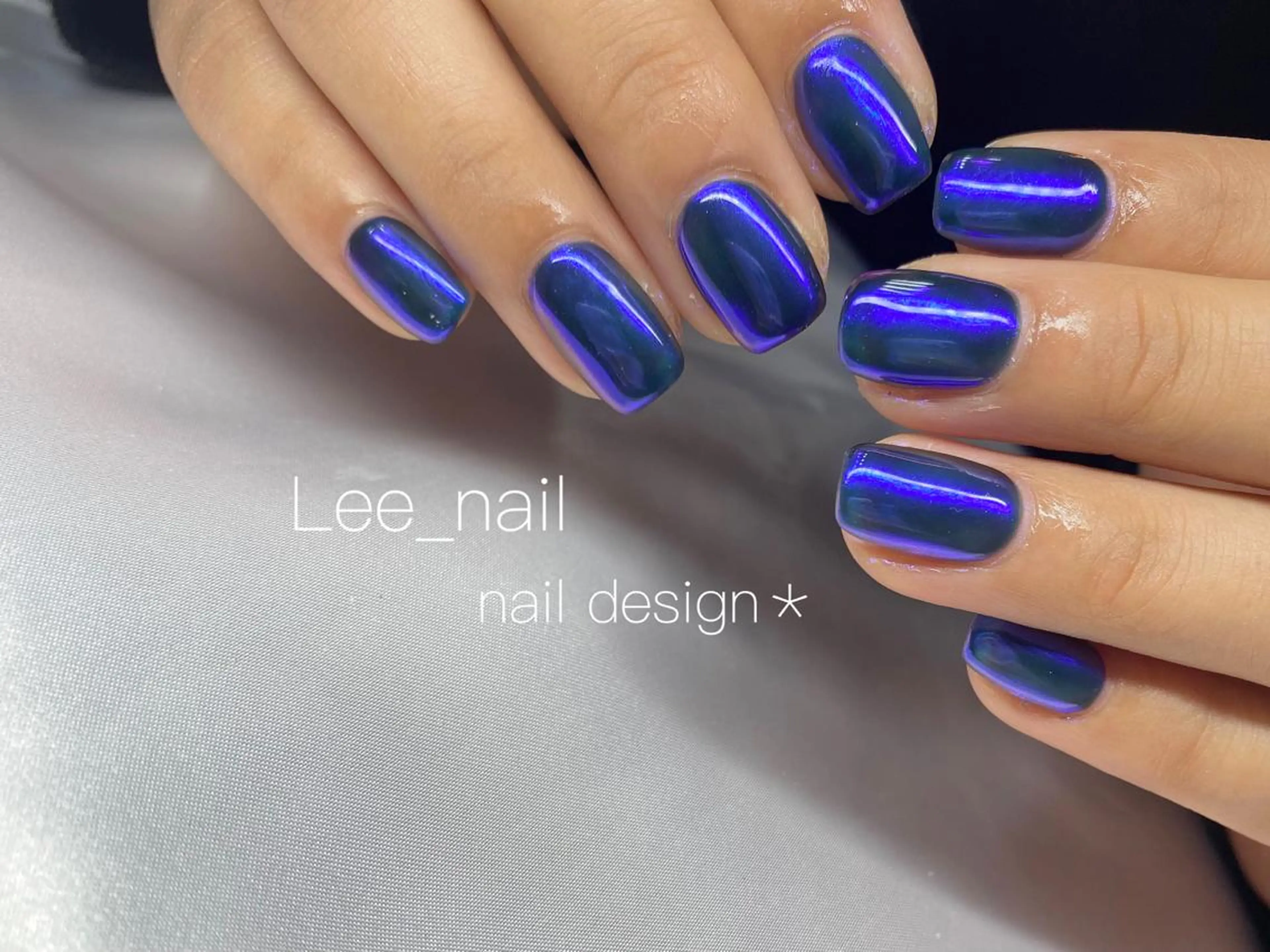 ネイル ミラーネイル ハンドネイル Lee_ nailのネイルデザイン