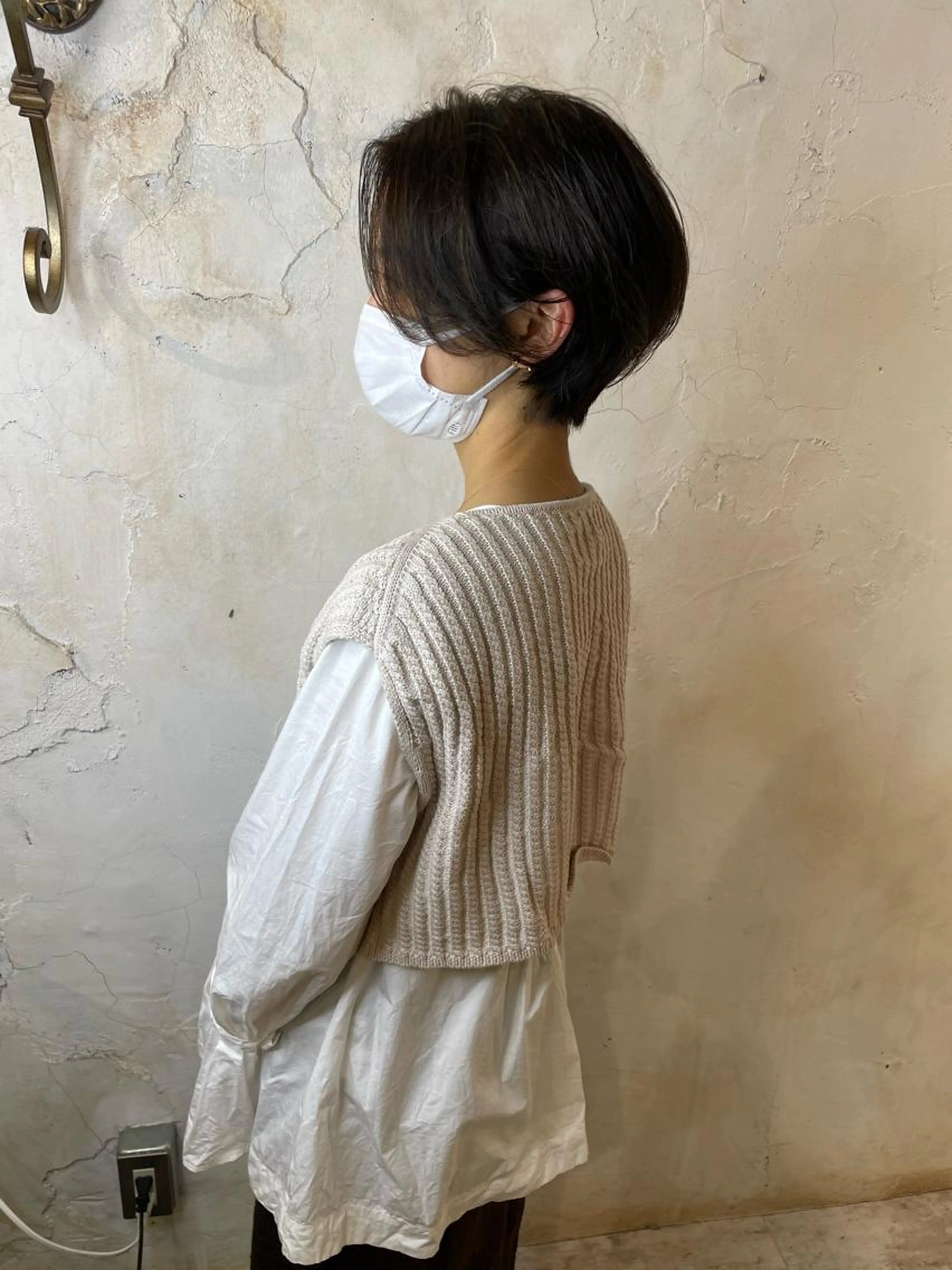 ショートカット＋オリジナルニュアンスパーマ＋トリートメント＋炭酸シャンプーの写真