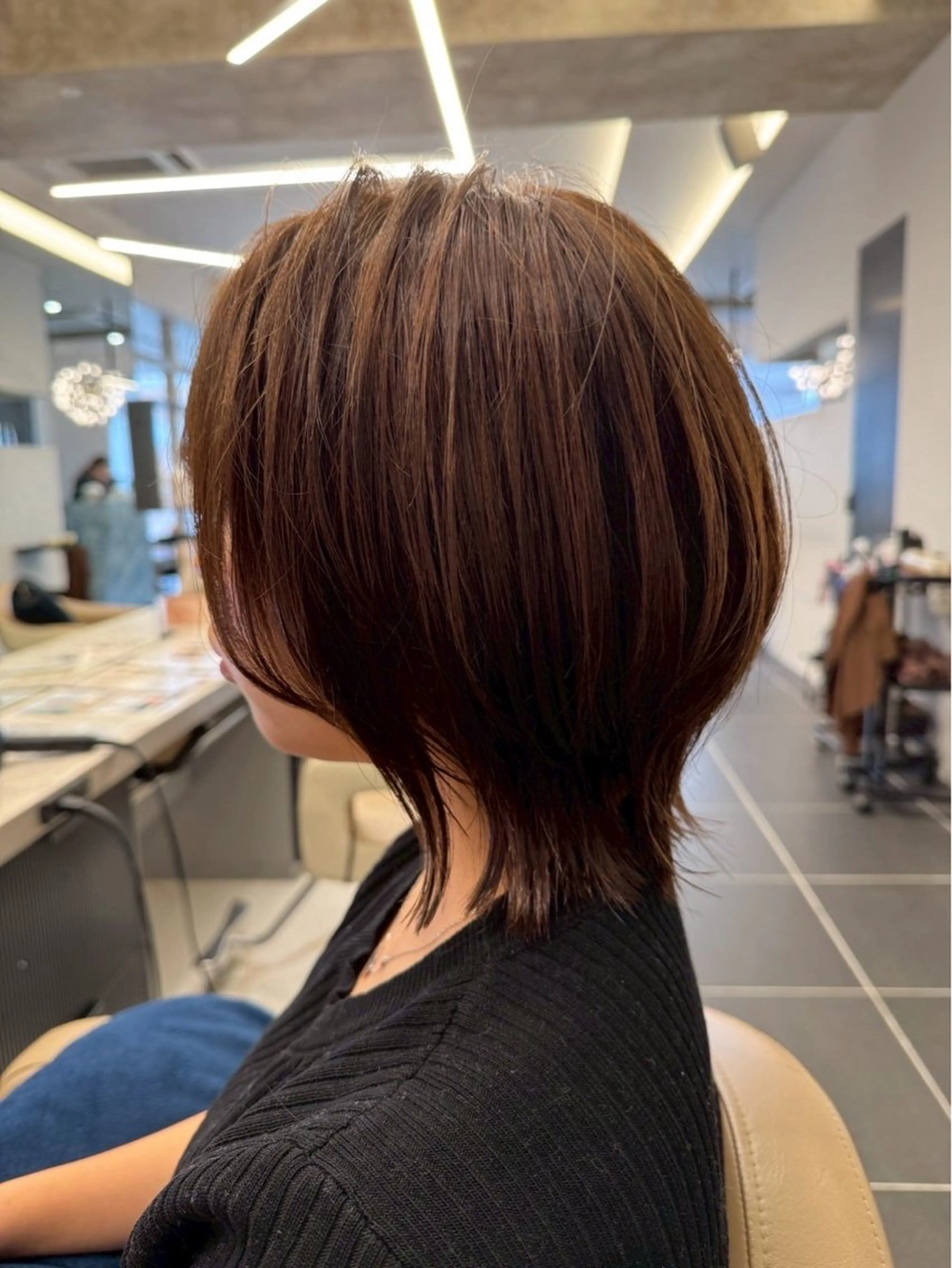 ミディアム カラー ヘアアレンジ ハイライトカラー ハイライト ウルフカット カット ヘアカラー トリートメント 白髪手術/ショート /浦和⭐️Ryu⭐️のヘアスタイル