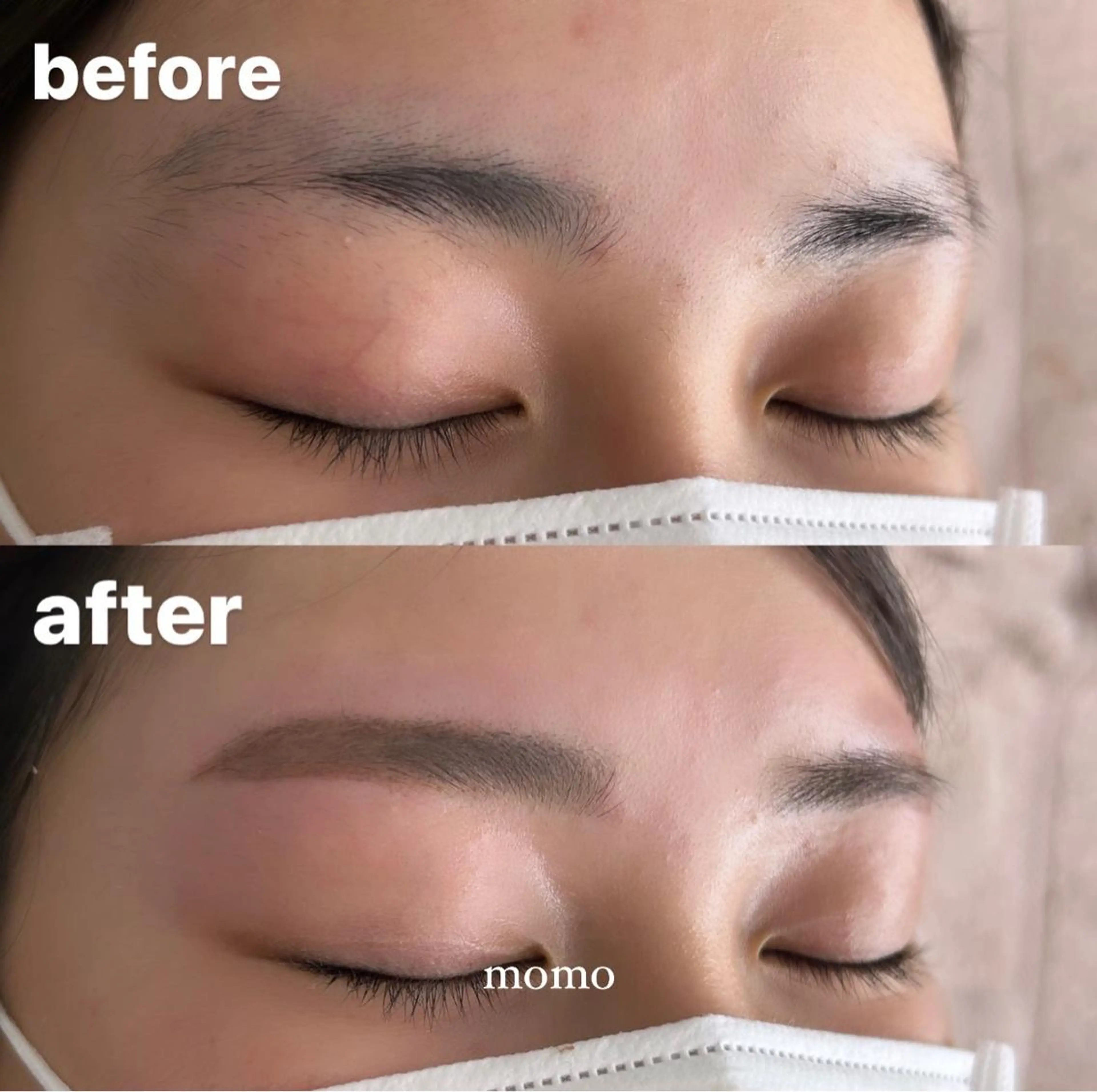 アイブロウ 眉毛ワックス脱毛 SecretBelle梅田北店所属・eye/blow 梅田店momoのマツエク・マツパデザイン