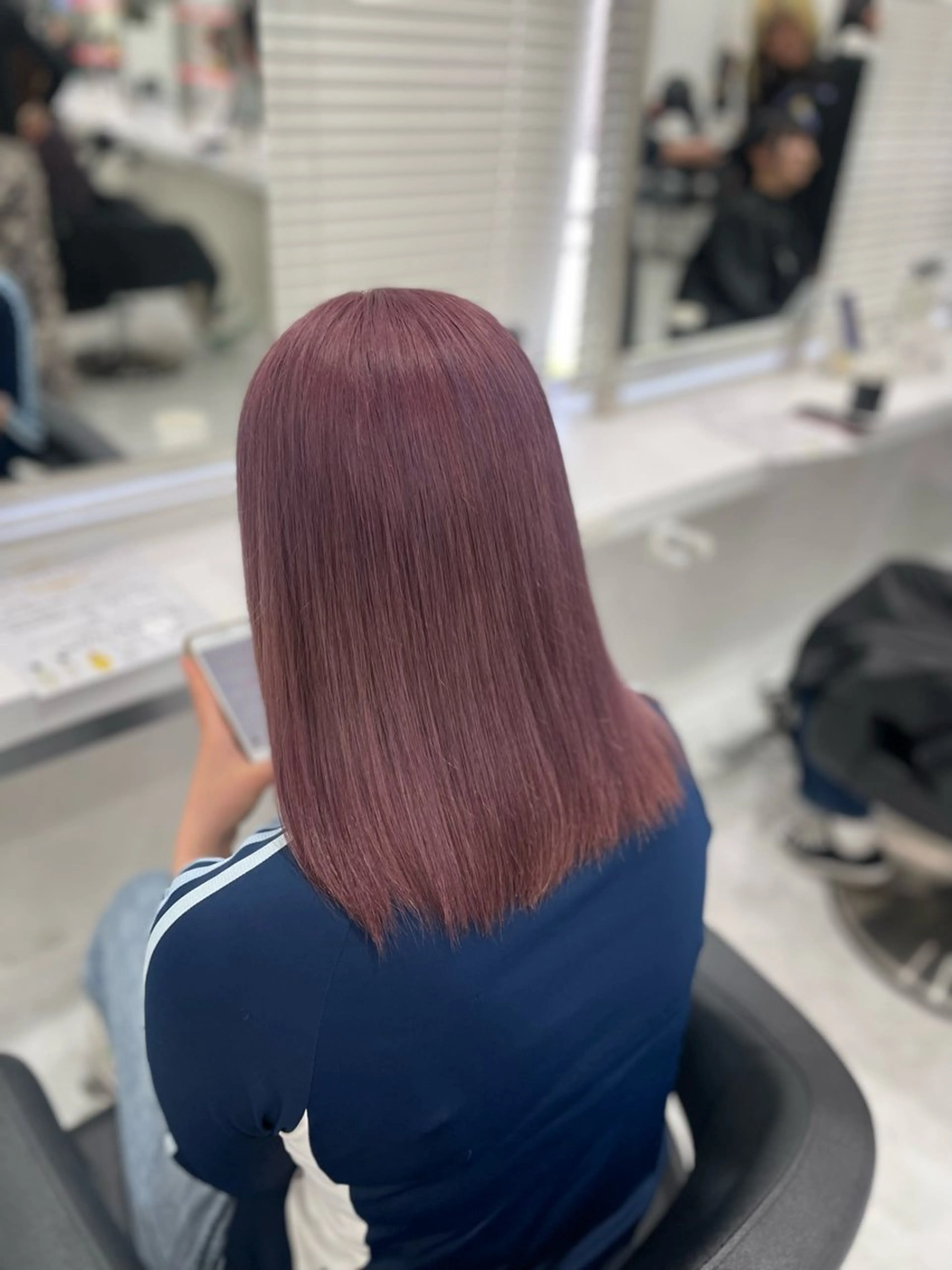 ミディアム カラー ヘアカラー トリートメント 💗トレンド暖色ヘア Natsumi 💗のヘアスタイル