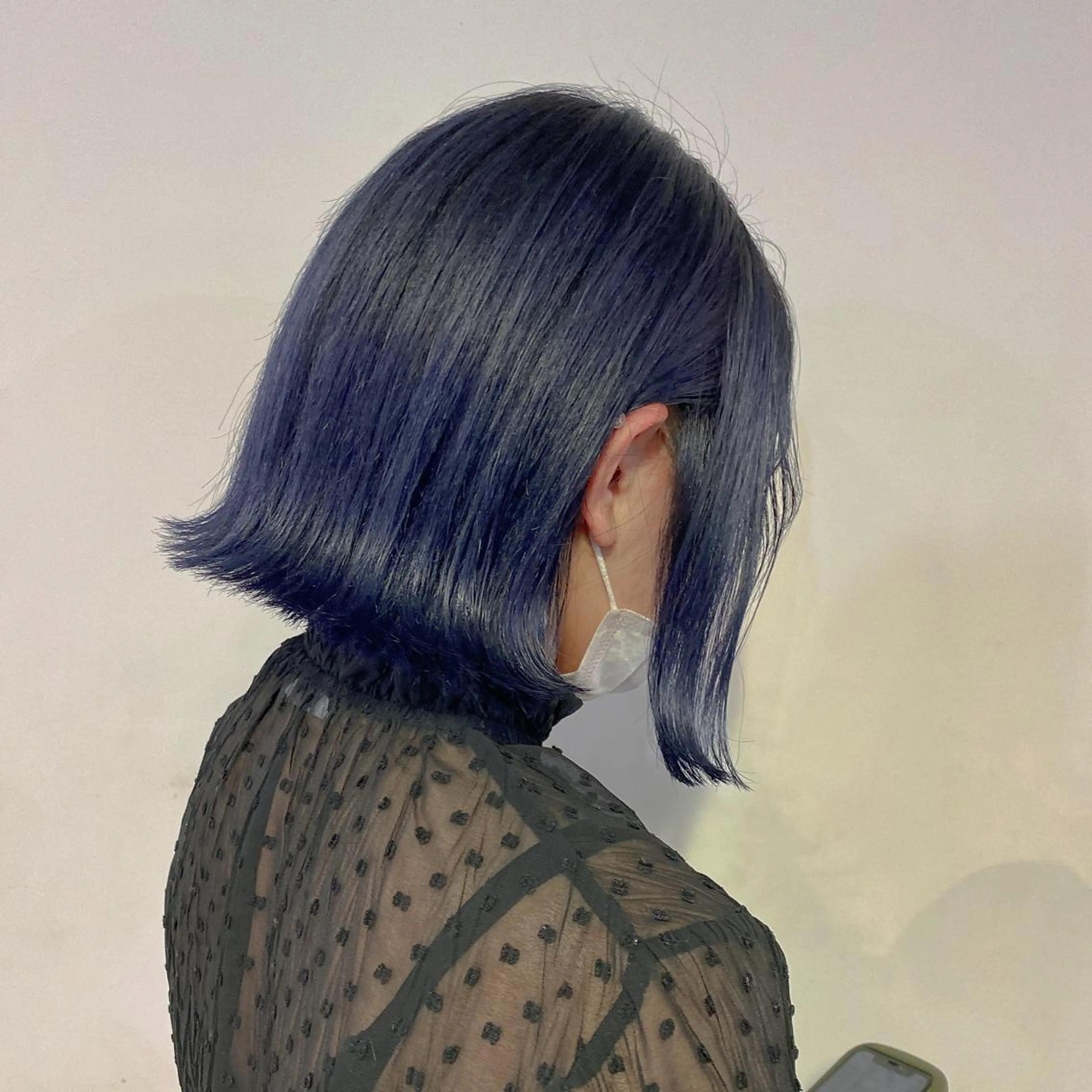 ショート カラー ヘアアレンジ 切りっぱなしボブ/ デザインカラー店長のヘアスタイル