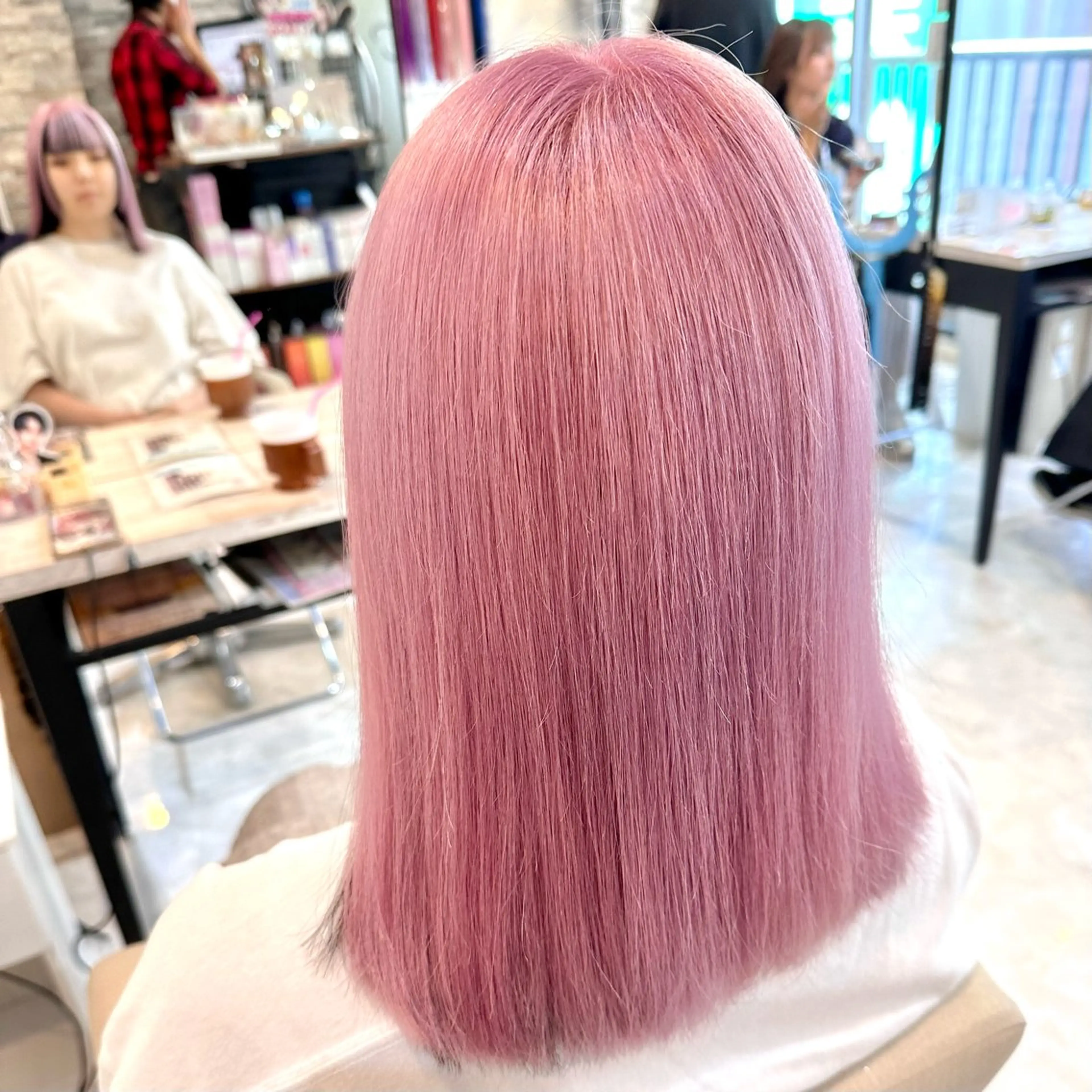 ミディアム カラー ハイトーン/ブリーチ 🫧みずほ🫧のヘアスタイル