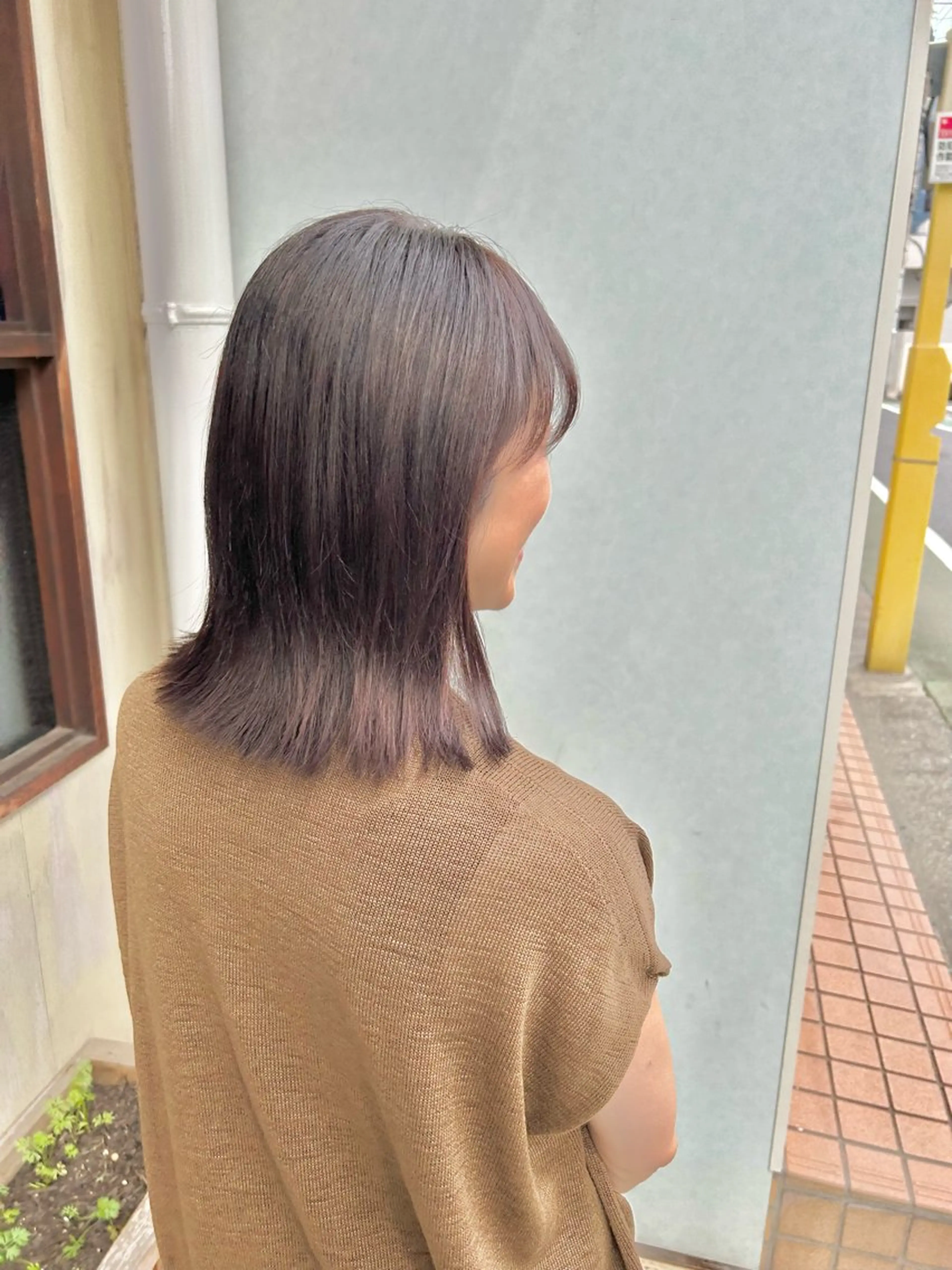 ミディアム ハイライトカラー/シ ョート/佐々木恵のヘアスタイル