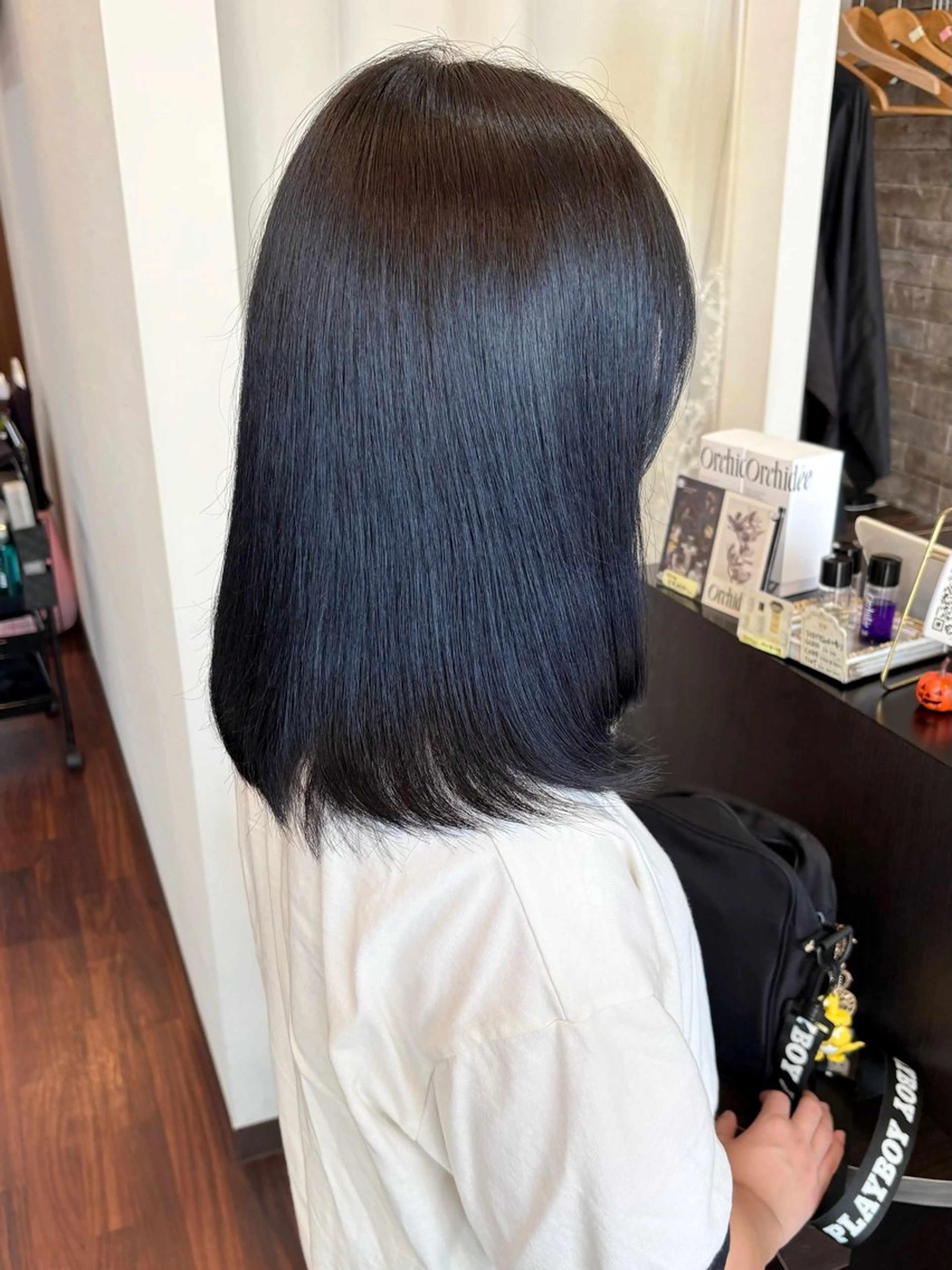 セミロング カラー 𝒌𝒚𝒐𝒌𝒂 🍀のヘアスタイル