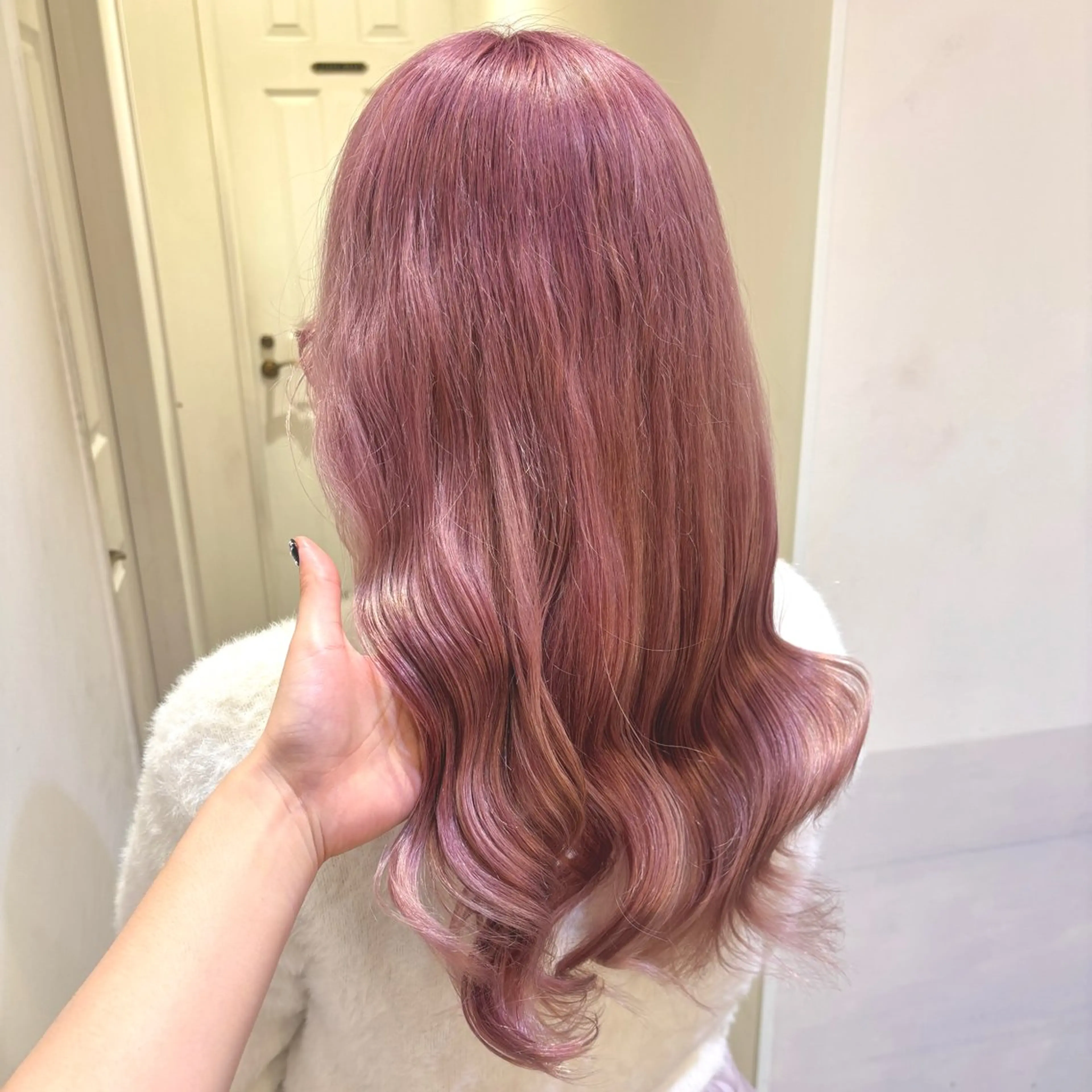 カラー 🍒垢抜けカラー 耳つぼ ヘアメあずみのヘアスタイル