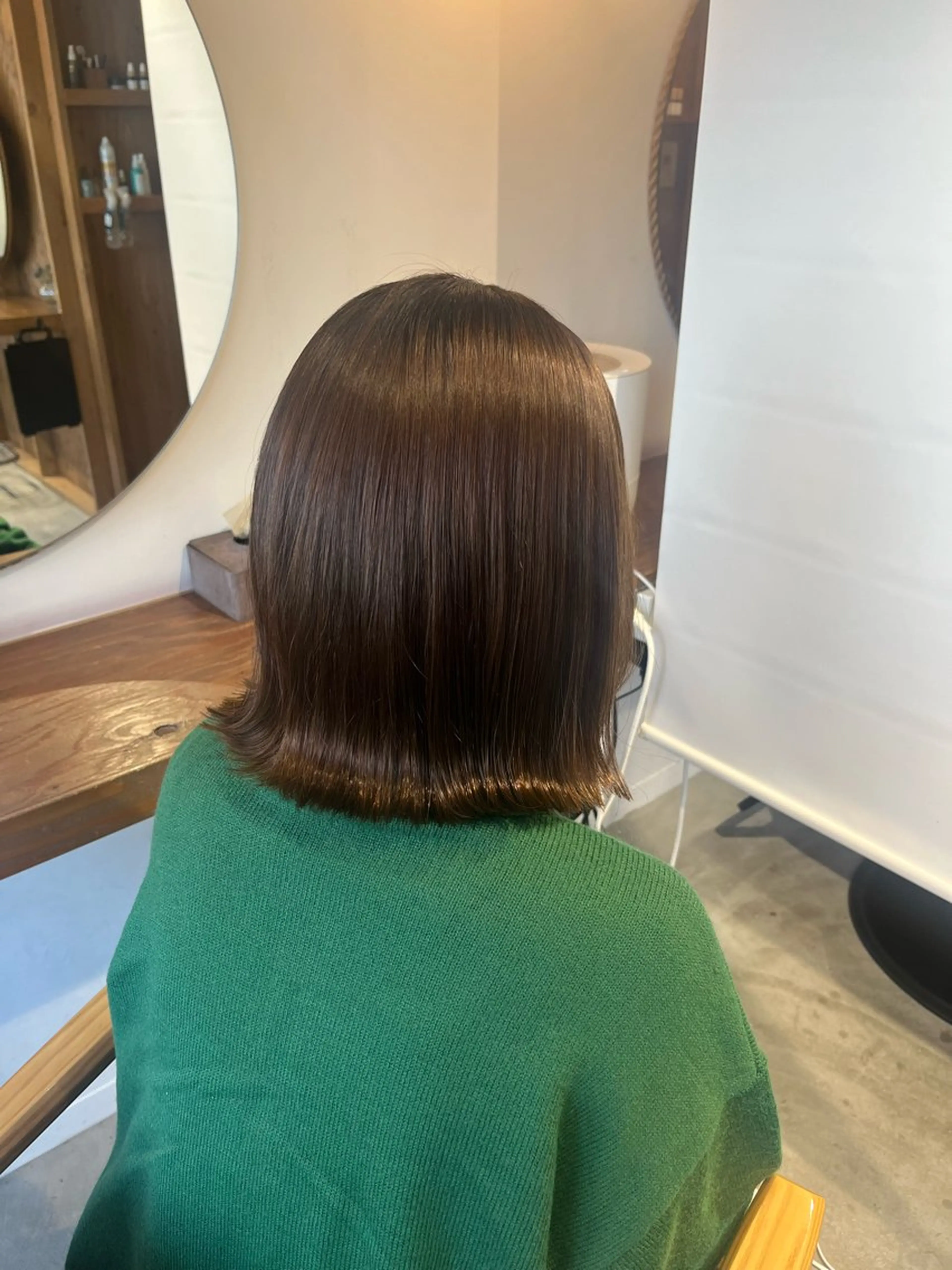 ショート カット ヘアカラー トリートメント 塩川ももこ/ 縮毛矯正/ヘアセットのヘアスタイル