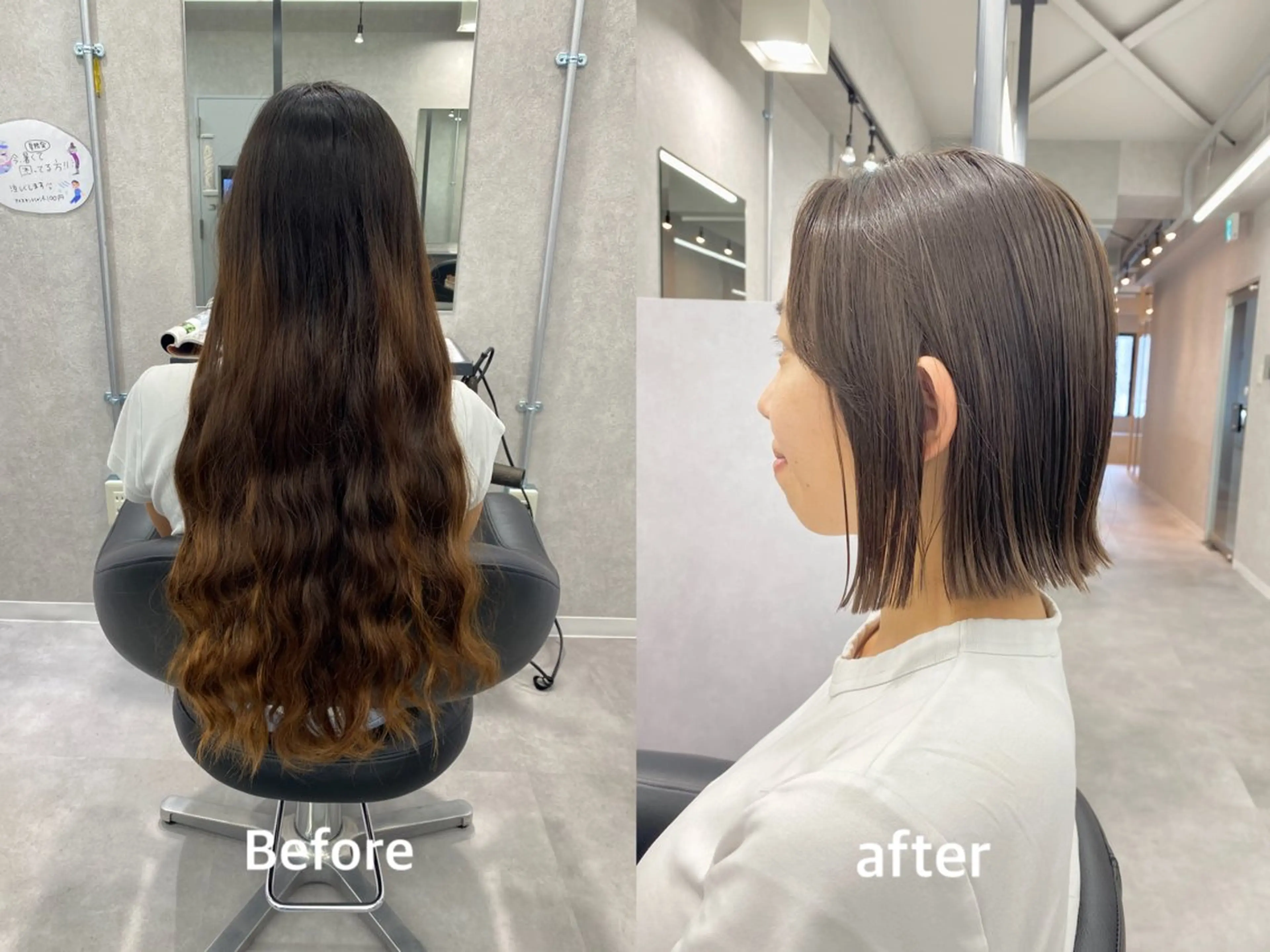 ショート 切りっぱなしボブ ボブ 🌸Bob🌸 市井友佳子のヘアスタイル