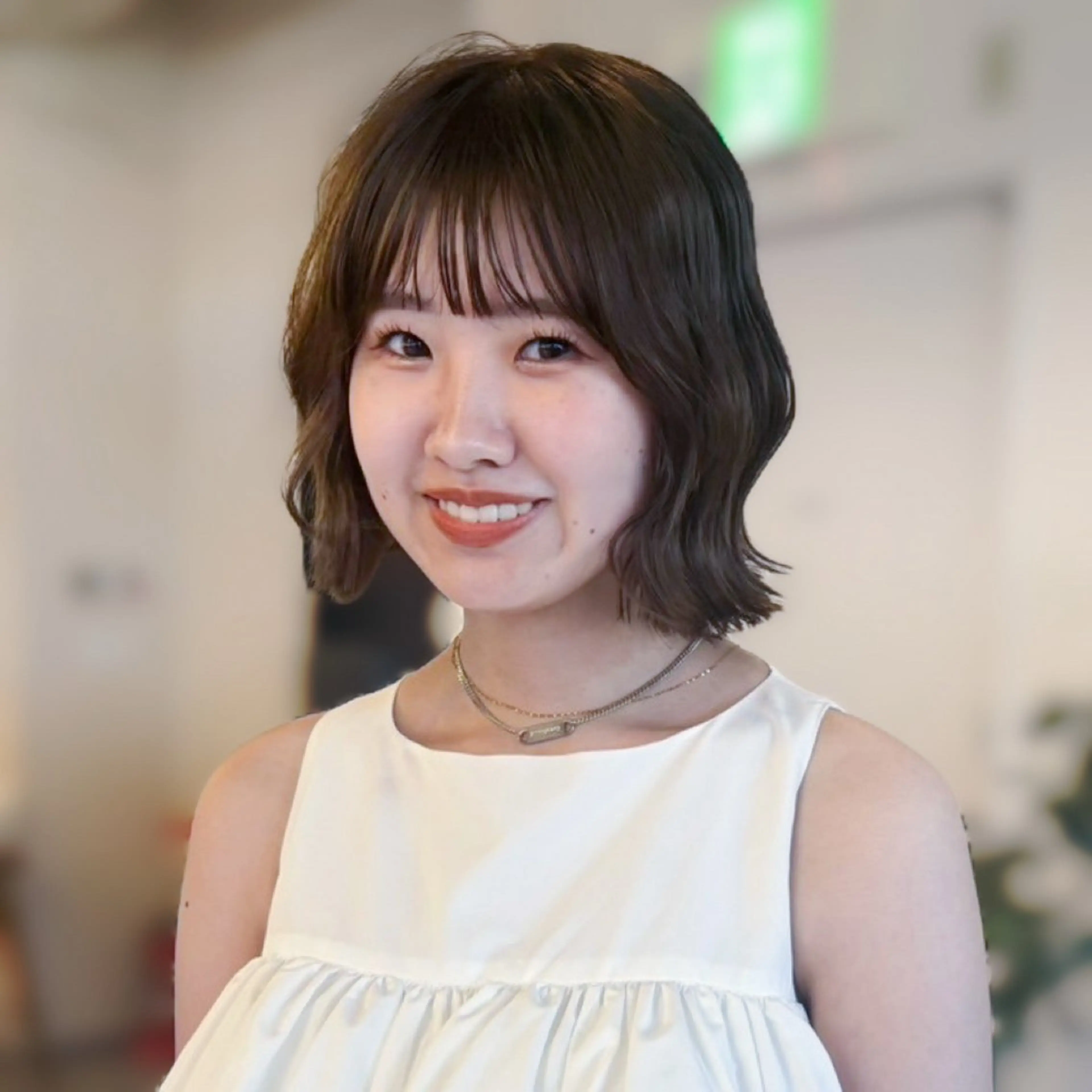 ミディアム カラー mashu Atoro所属・梅田美容室/レイヤー /ベージュ/miyuのヘアスタイル