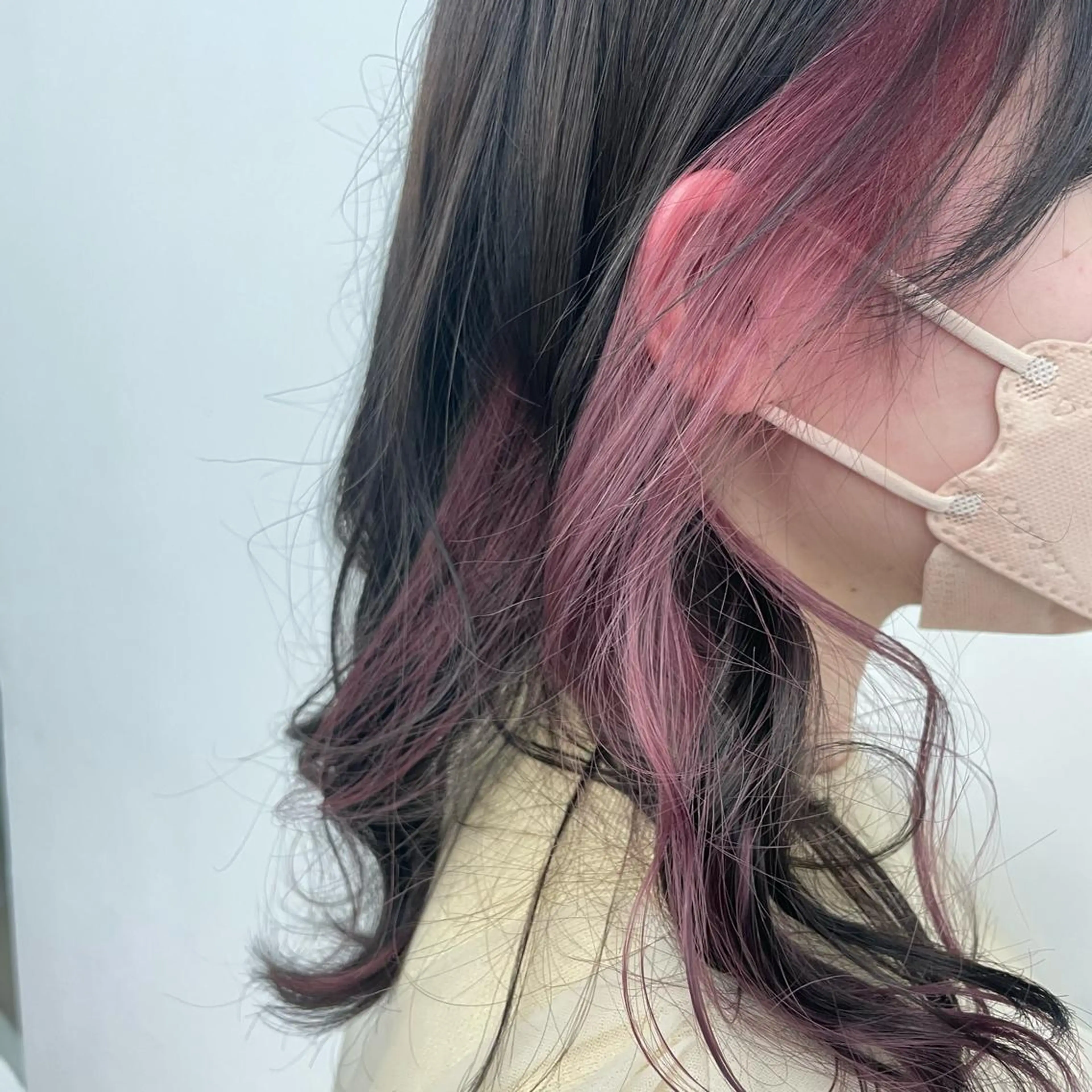 カラー ピンクカラー デジパモデル/ SAKIのヘアスタイル