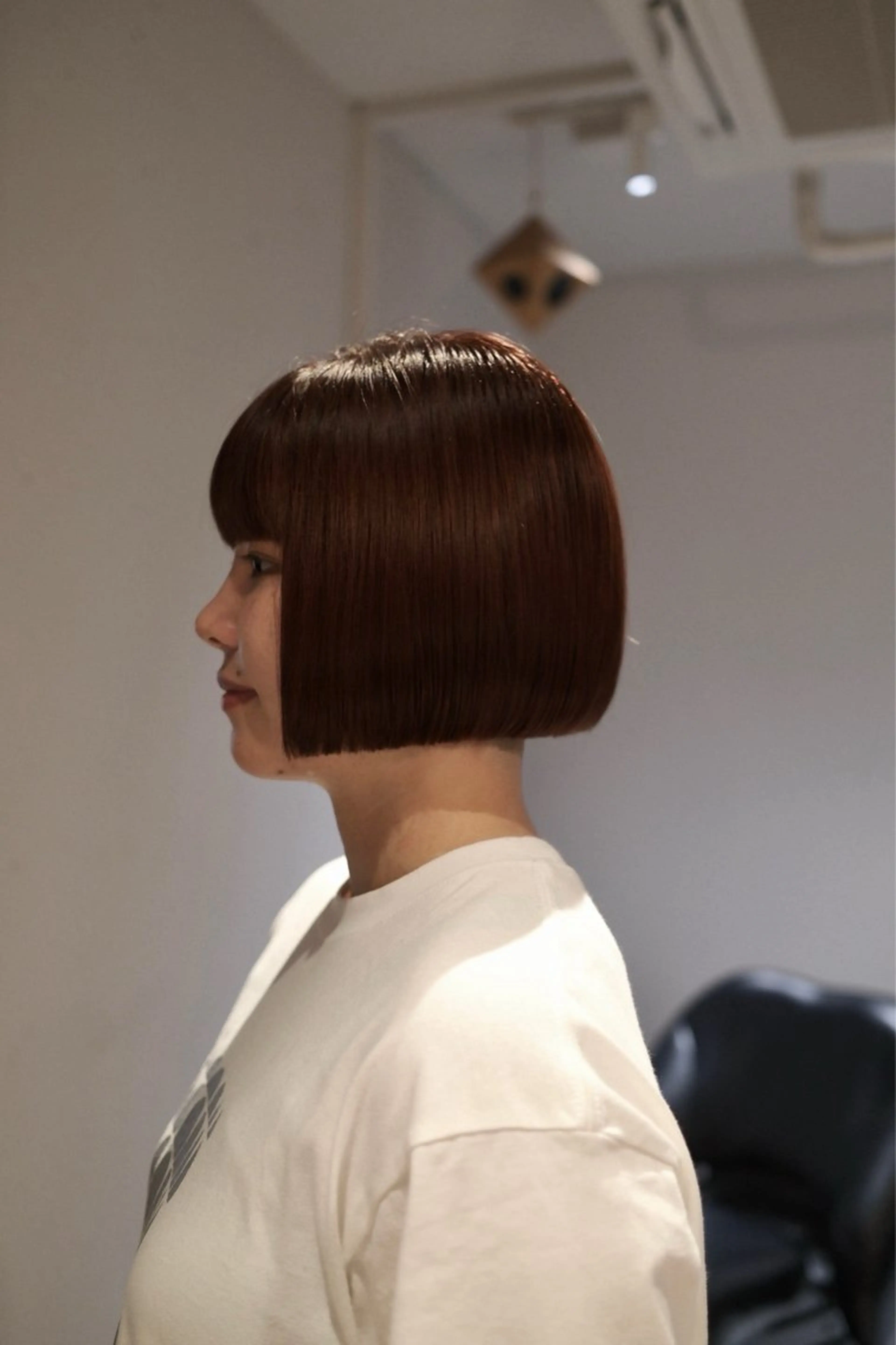 ショート ワンレンボブ ボブ ボブカット/ honokaのヘアスタイル