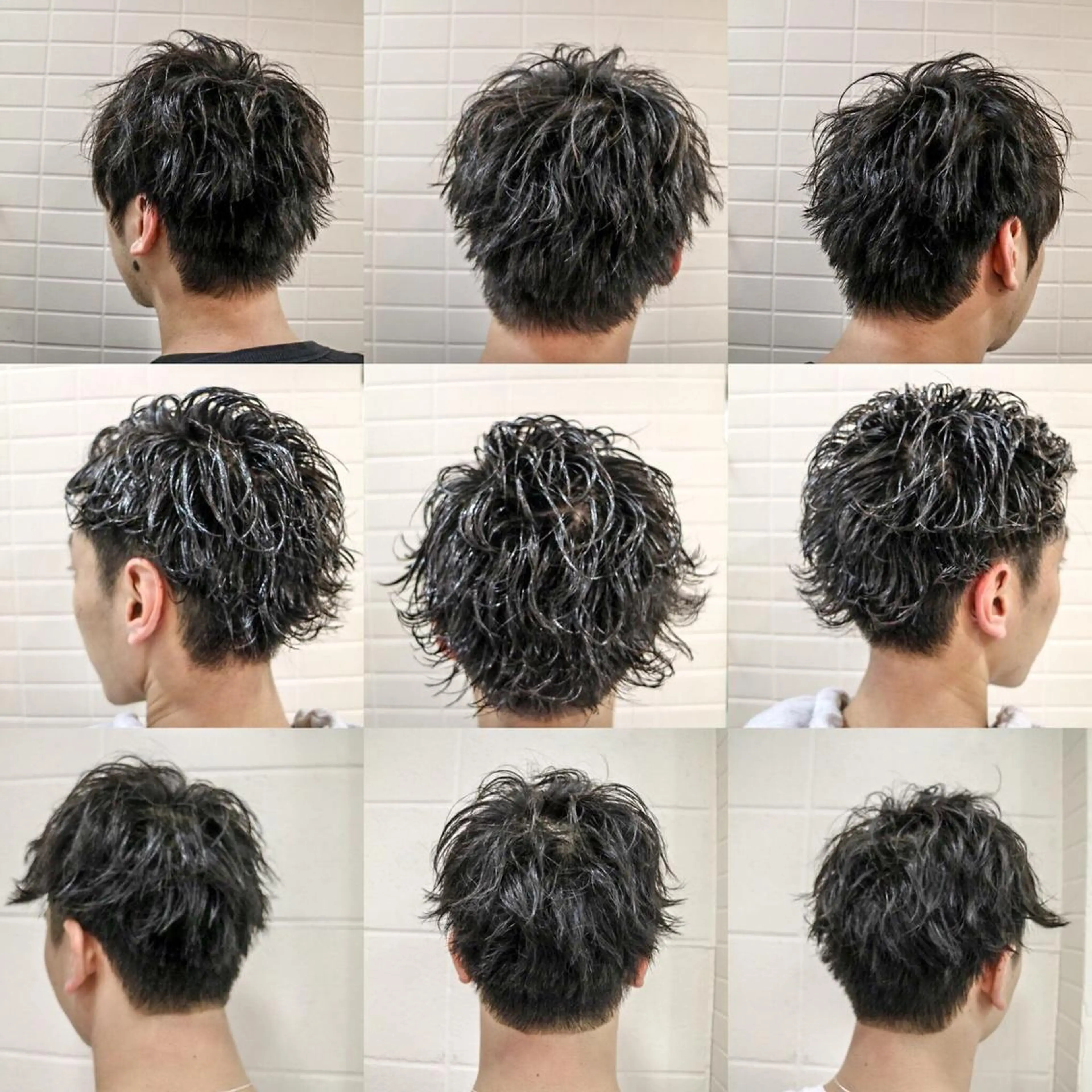 ショート カラー パーマ メンズ ⭐️口コミ5.0⭐️ 当日予約可能👌🏼のヘアスタイル