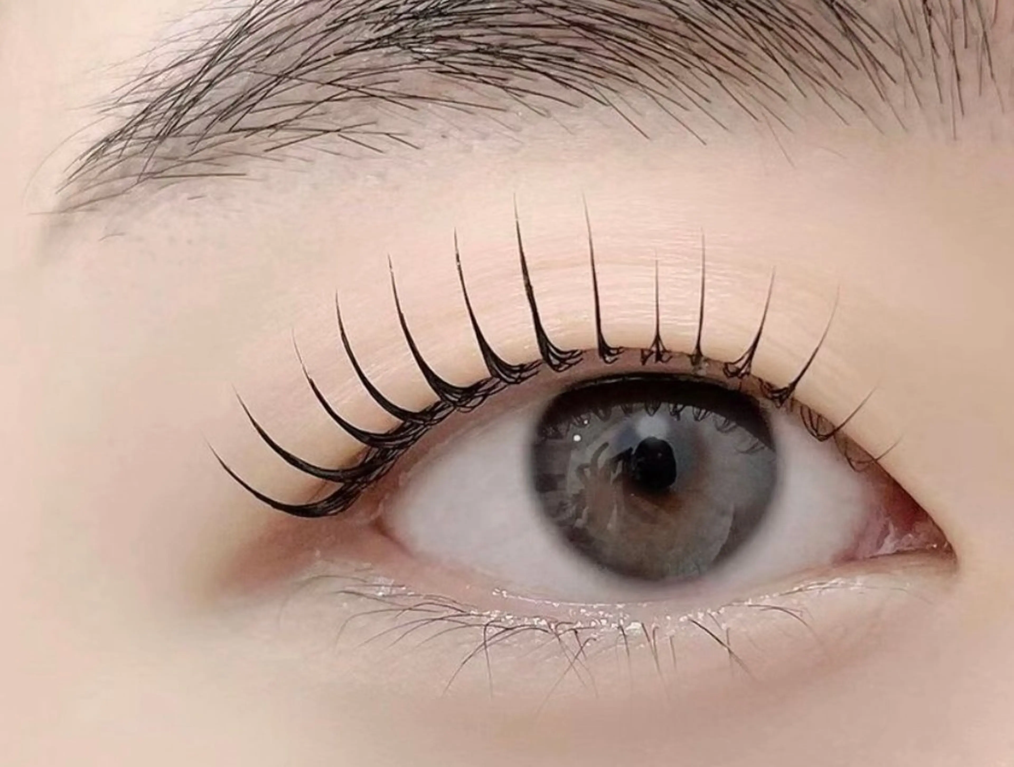 マツエク・マツパ Lカール 一重×まつ毛パーマ マツパ Yosora salonのマツエク・マツパデザイン