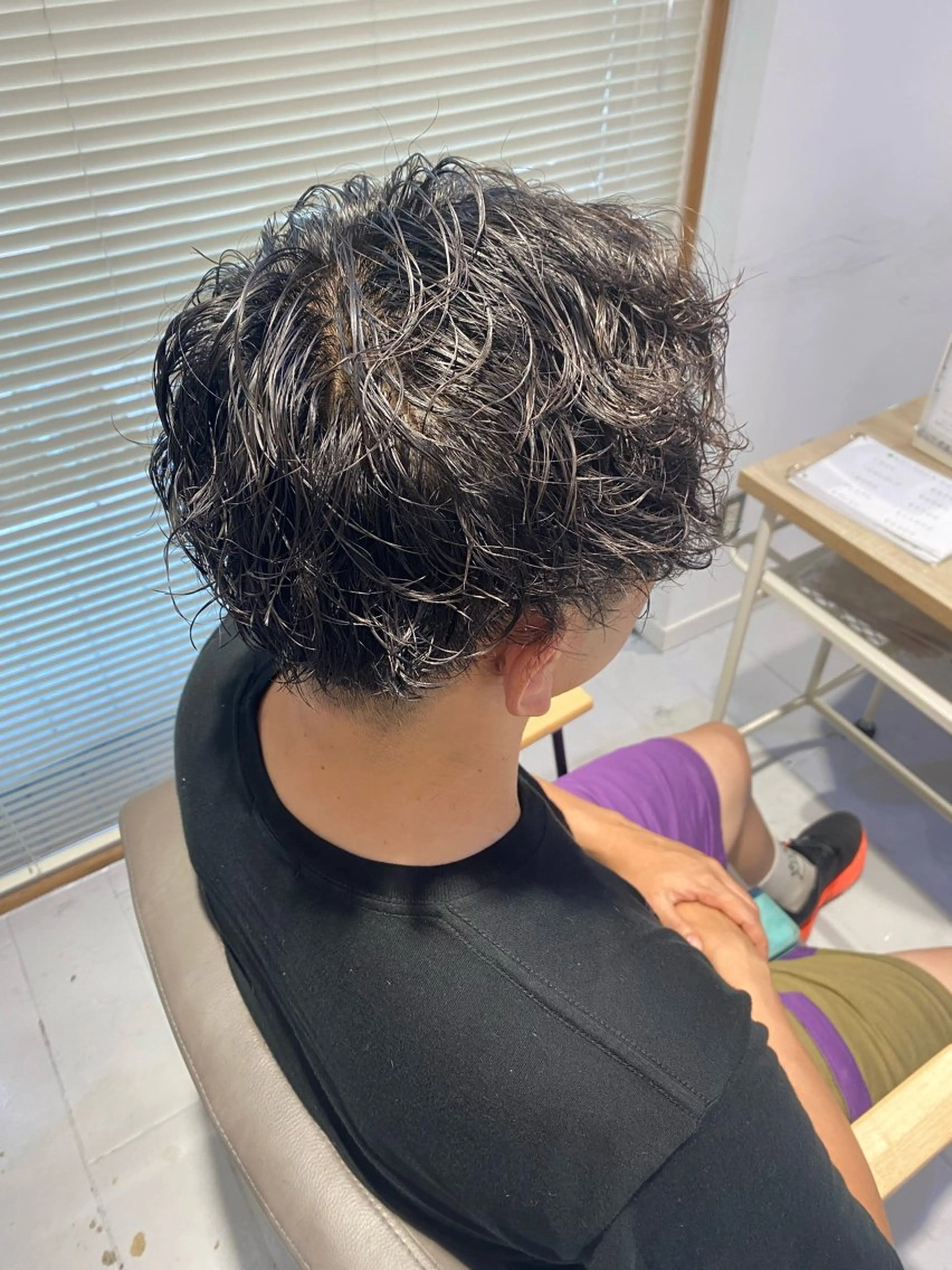 パーマ メンズ カット パーマ 🇰🇷韓国風カット 🇰🇷　鈴木海斗のヘアスタイル