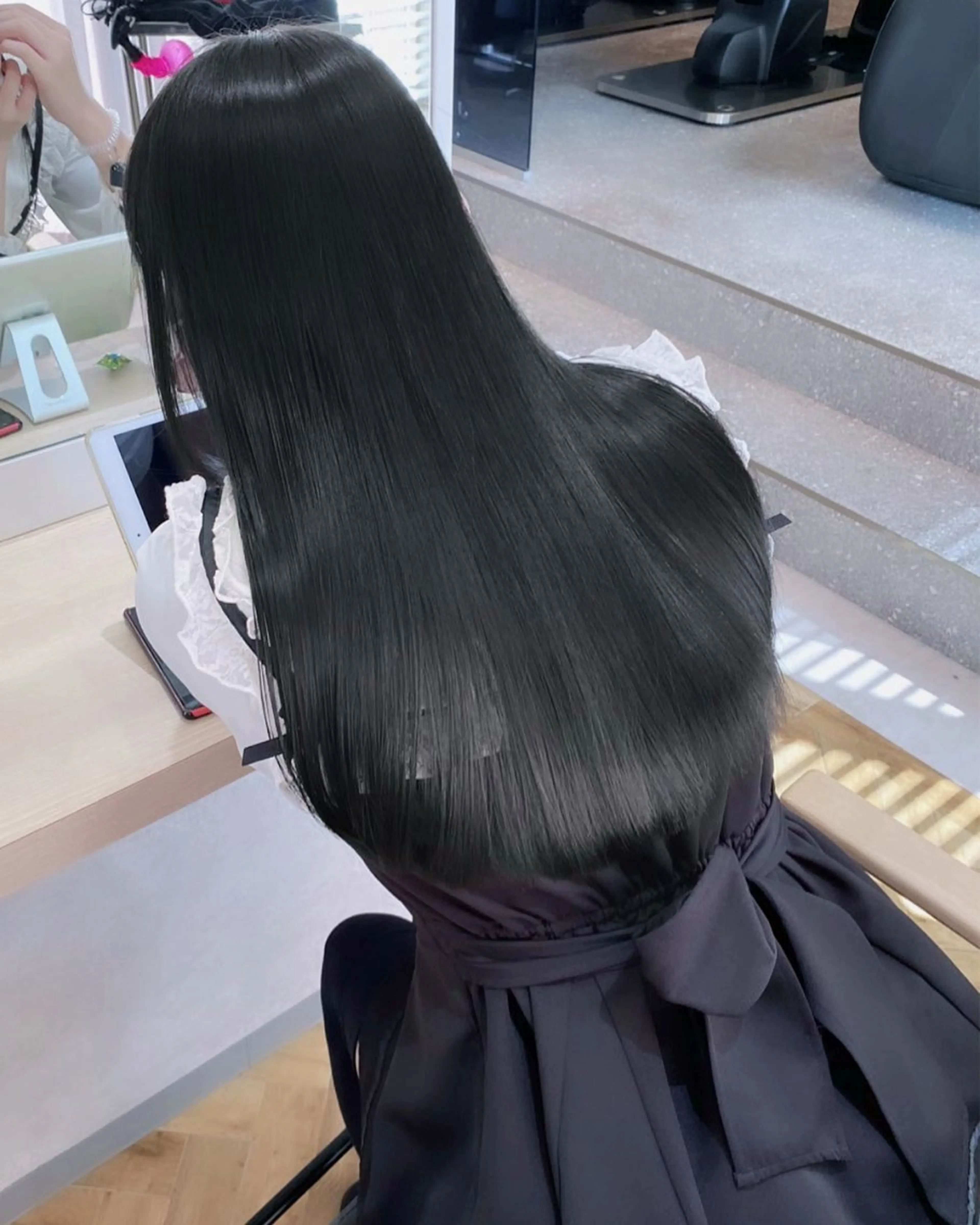セミロング カット ヘアカラー トリートメント 中村一樹/髪質改善 艶髪/艶カラー/美髪のヘアスタイル