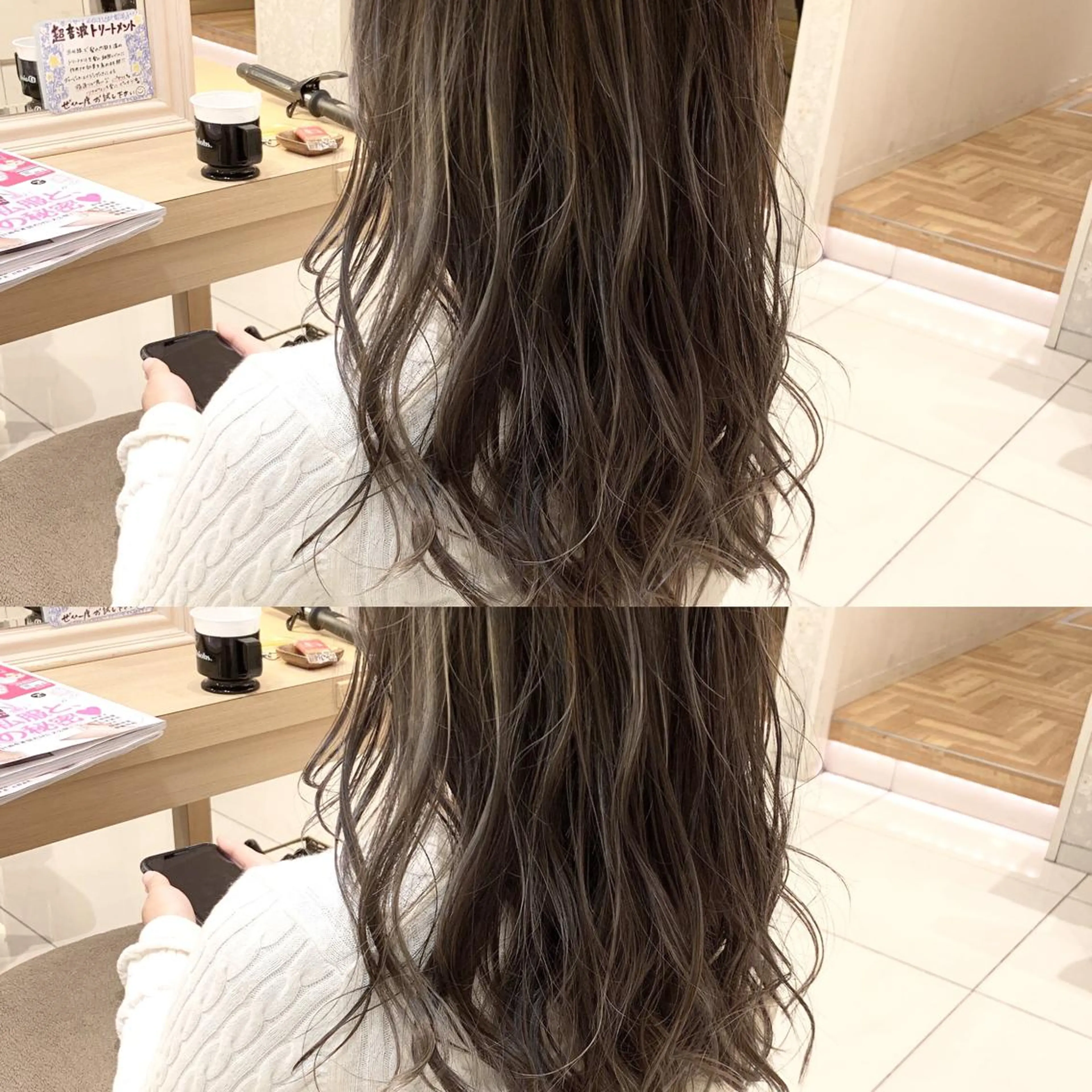 セミロング ヘアカラー 【Lua】　Moana by HEADLIGHT所属・小田原NO1 美容師 飯田飛翔のヘアスタイル