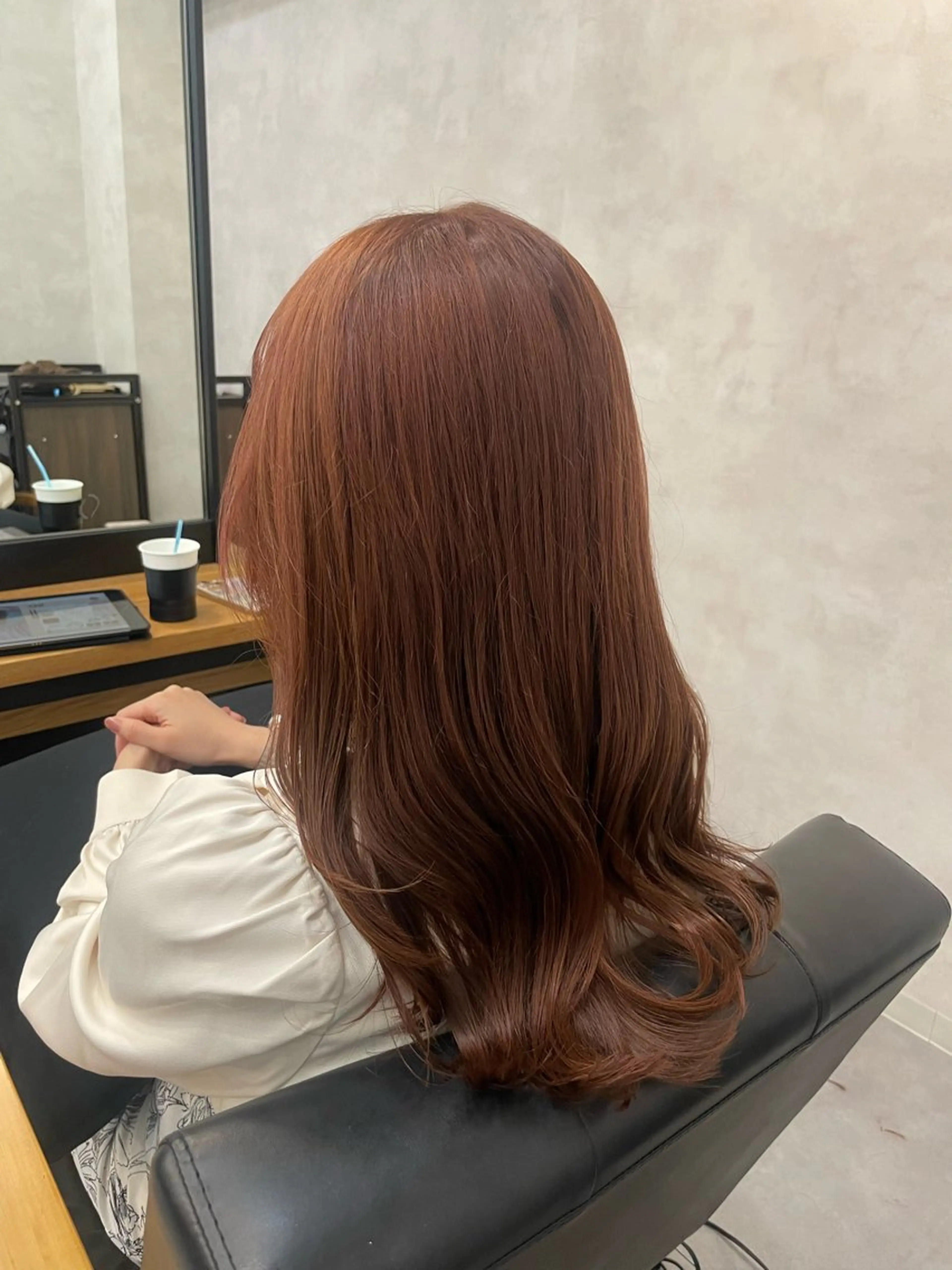 ロング カラー ヘアカラー トリートメント 今村 南穂のヘアスタイル