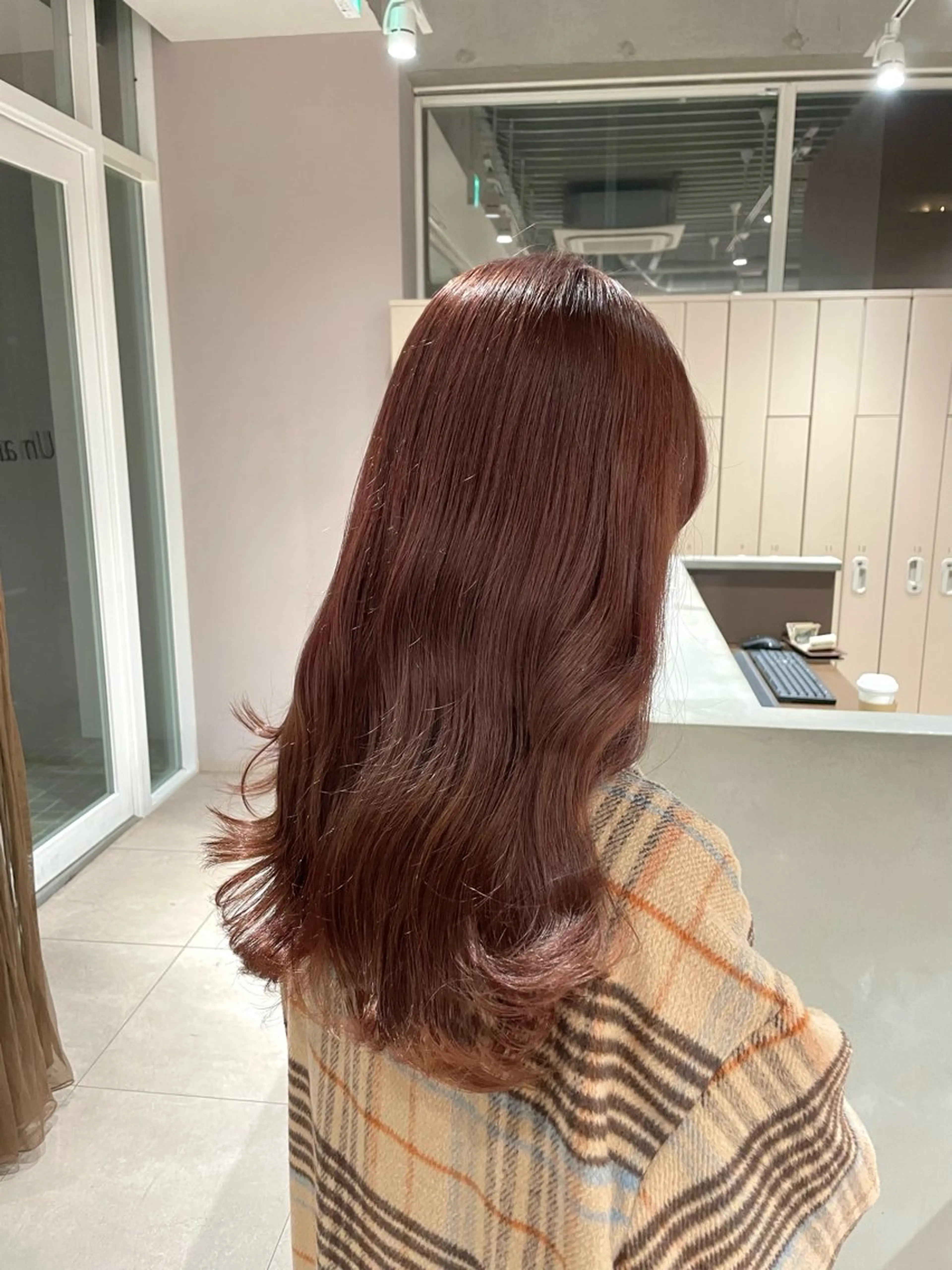 ロング カラー ブリーチ 透明感カラー ブリーチなしカラー ピンクカラー ヘアカラー トリートメント Haruna / 透明感カラー🌙のヘアスタイル
