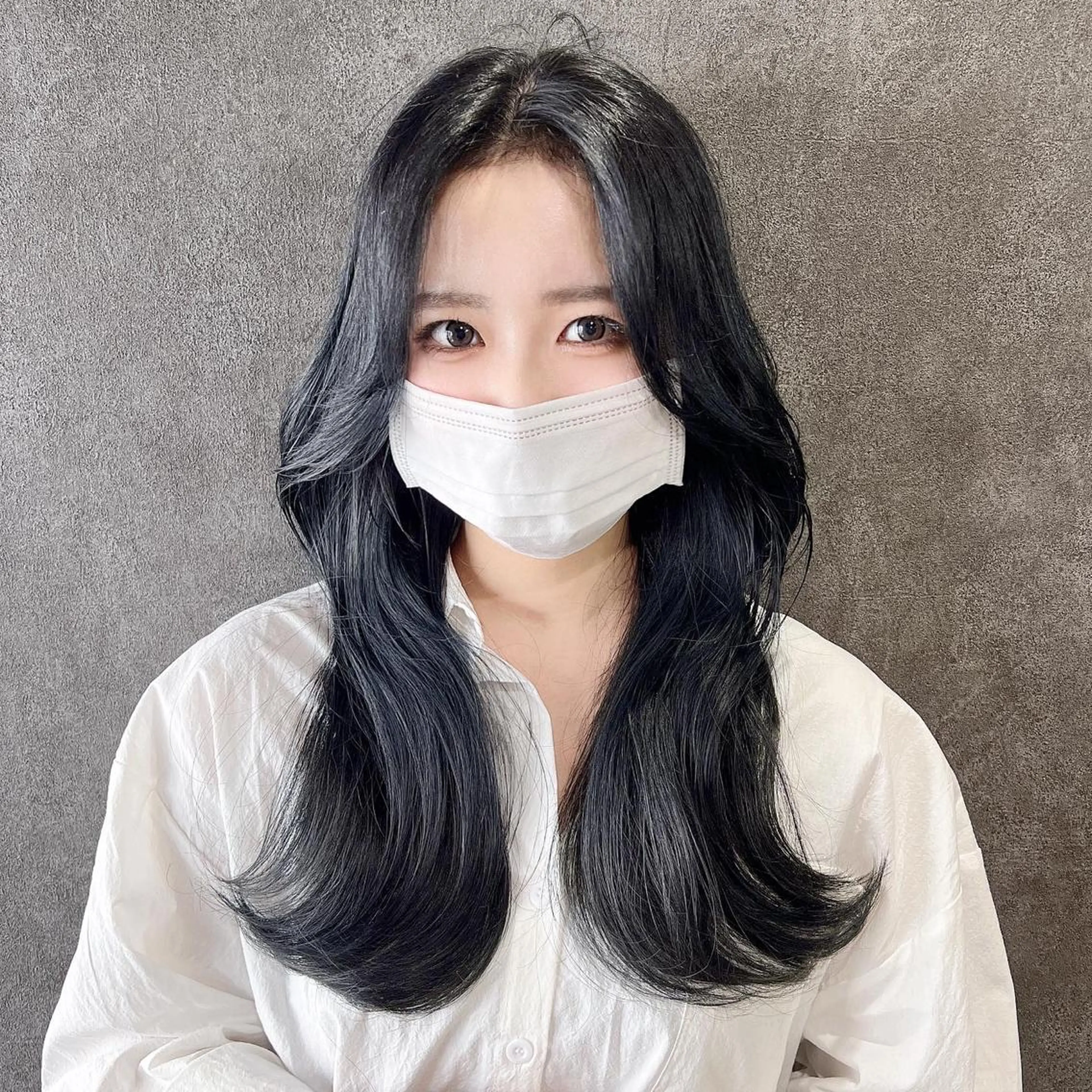 ロング カラー 【韓国くびれ】ヘア 💕田中将吾のヘアスタイル