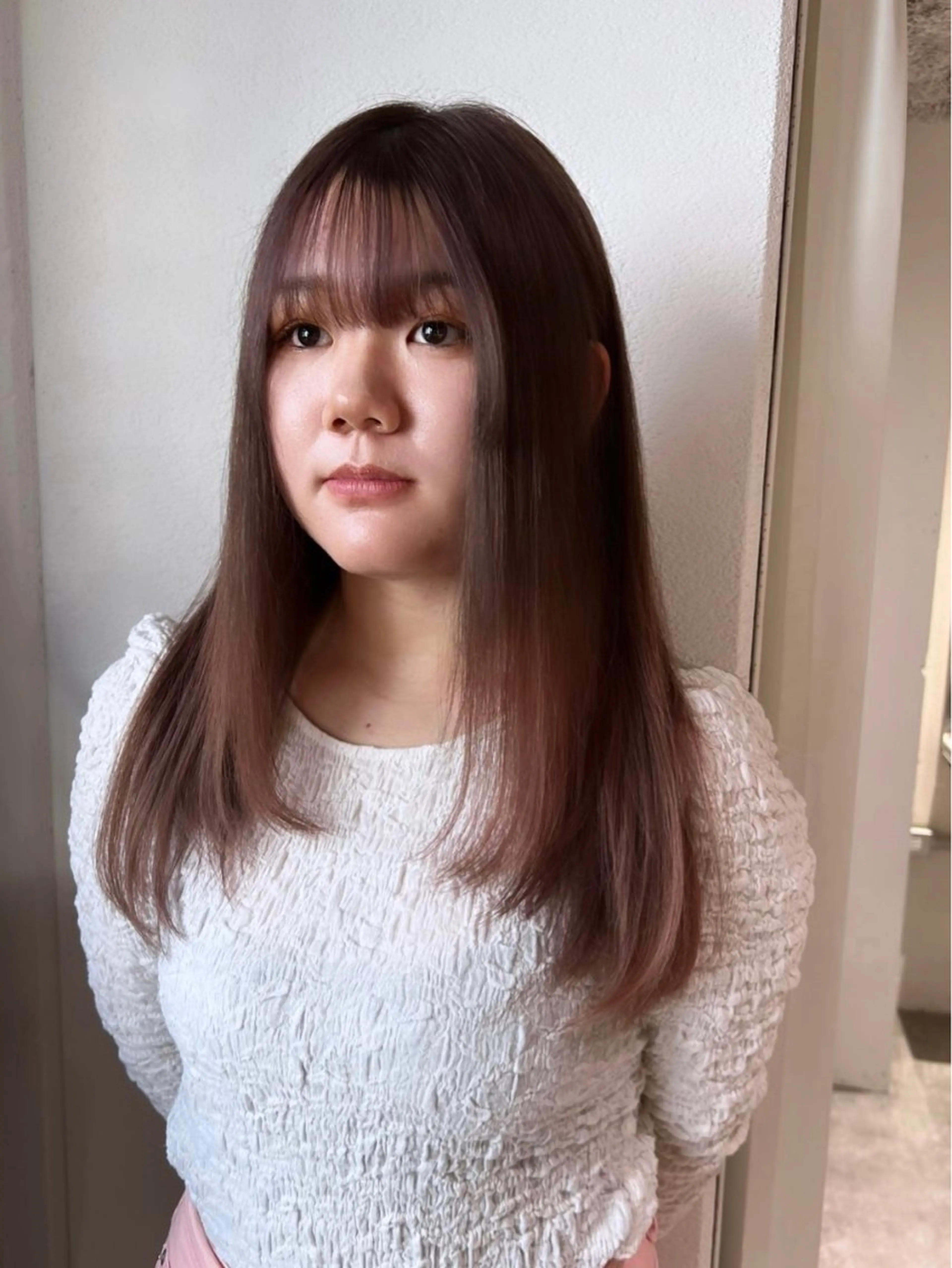 ロング カラー ブリーチ ケアブリーチ 透明感カラー デザインカラー ダブルカラー nendo_hair所属・ハイトーン/ブリーチ レイヤーsonokaのヘアスタイル
