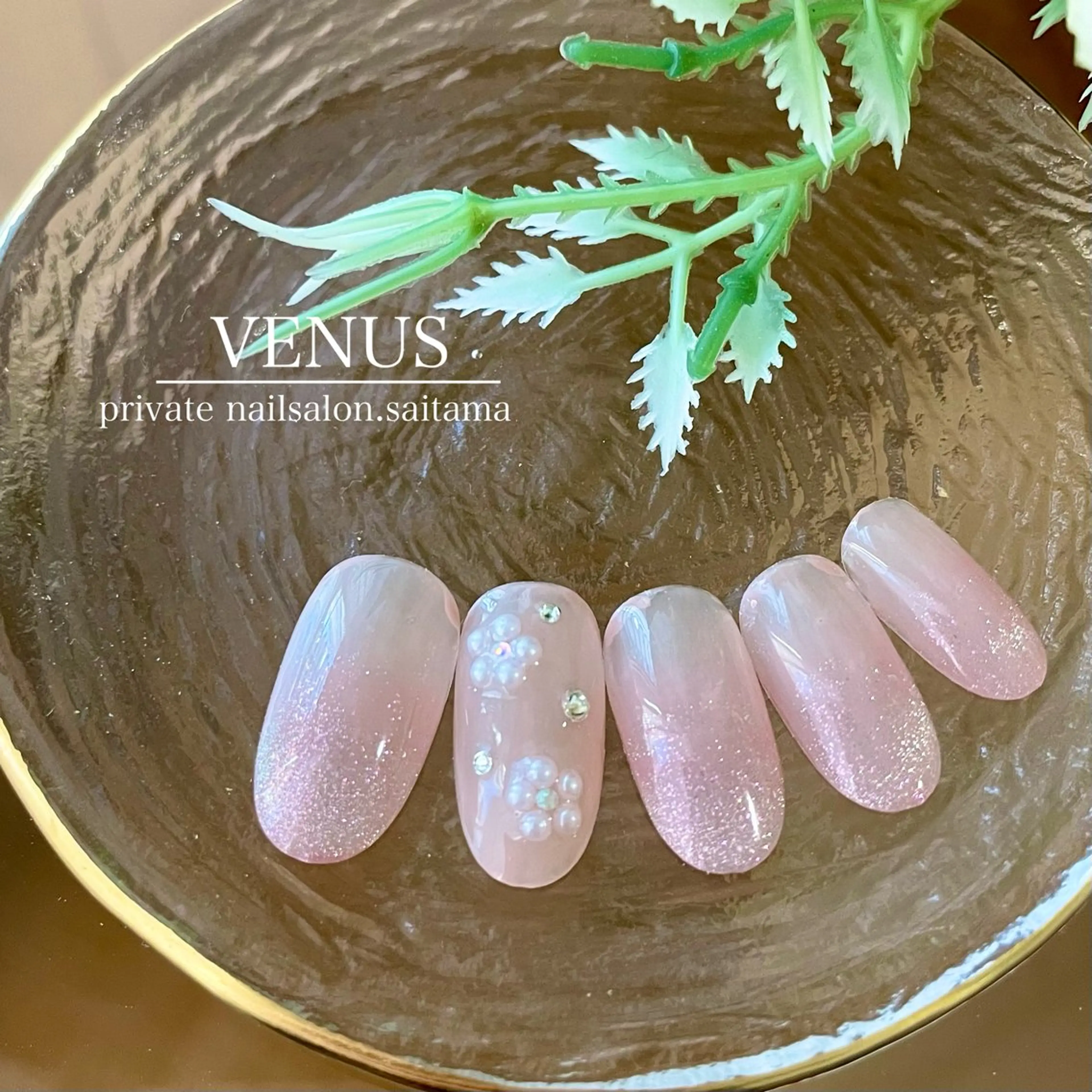 ネイル マグネットネイル ワンカラーネイル nailsalon VENUSのネイルデザイン
