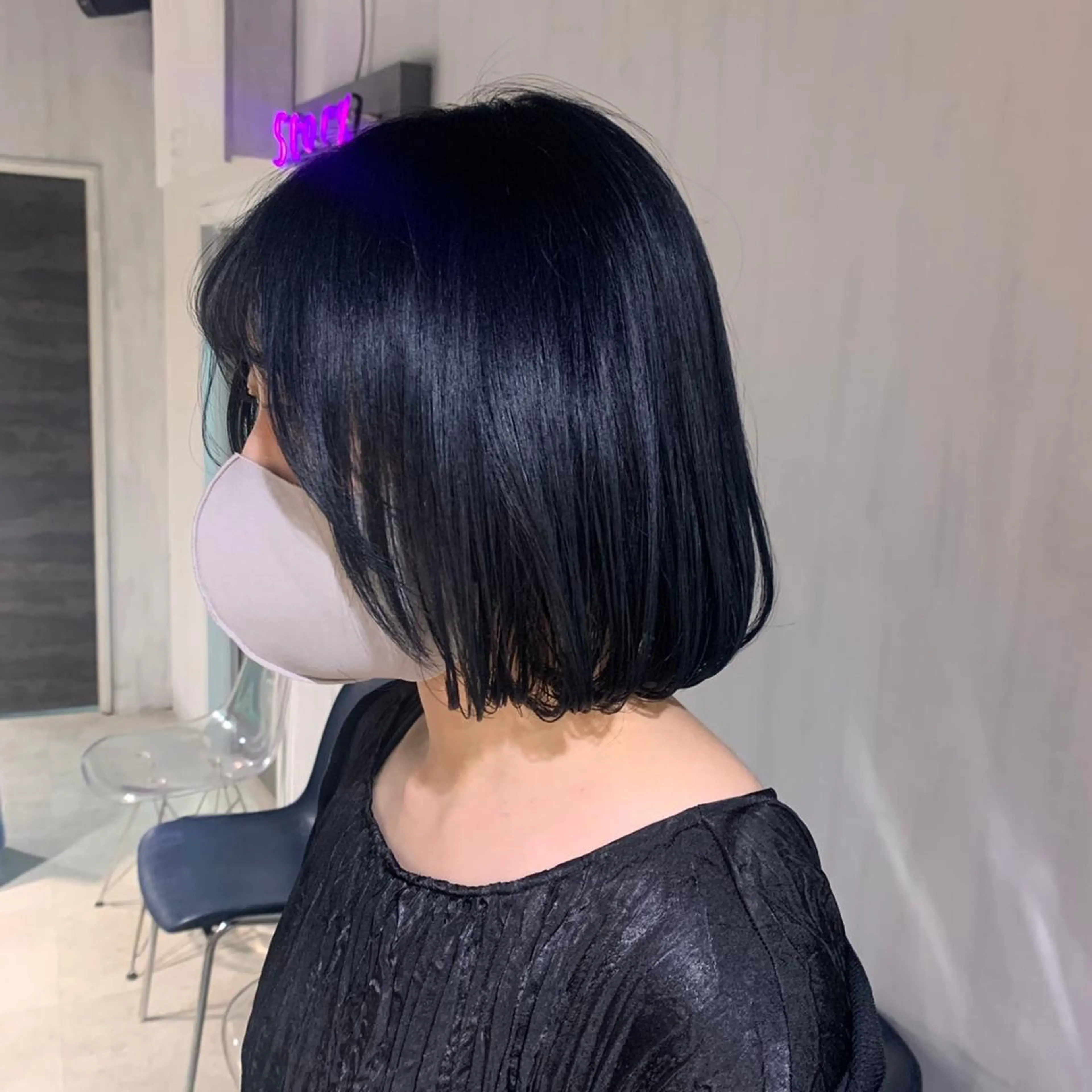 ミディアム カラー 💗レイヤーショート ボブ艶髪/竜也💗のヘアスタイル