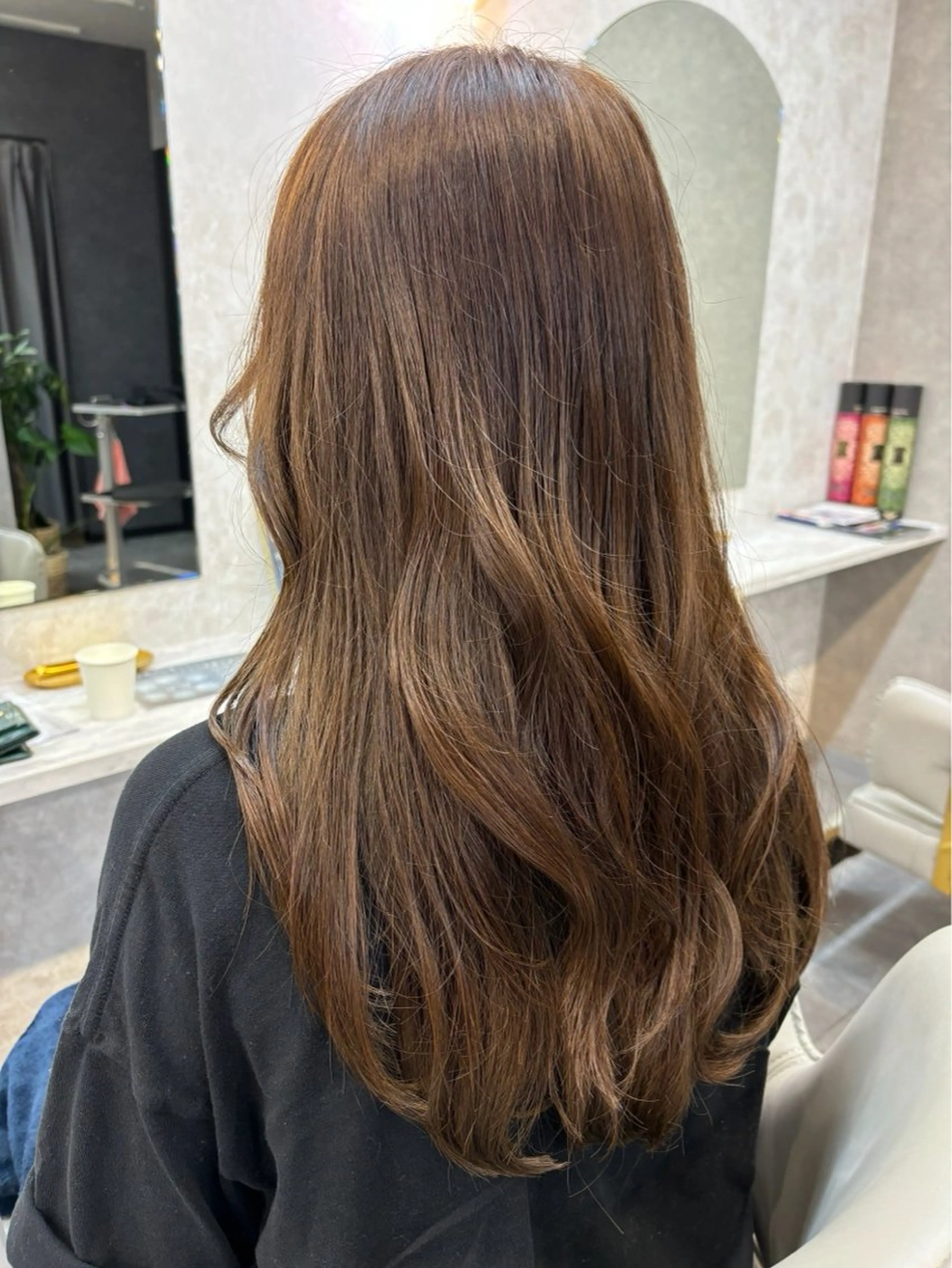 ロング ヘアカラー トリートメント MIKI /LAZO 千歳船橋のヘアスタイル