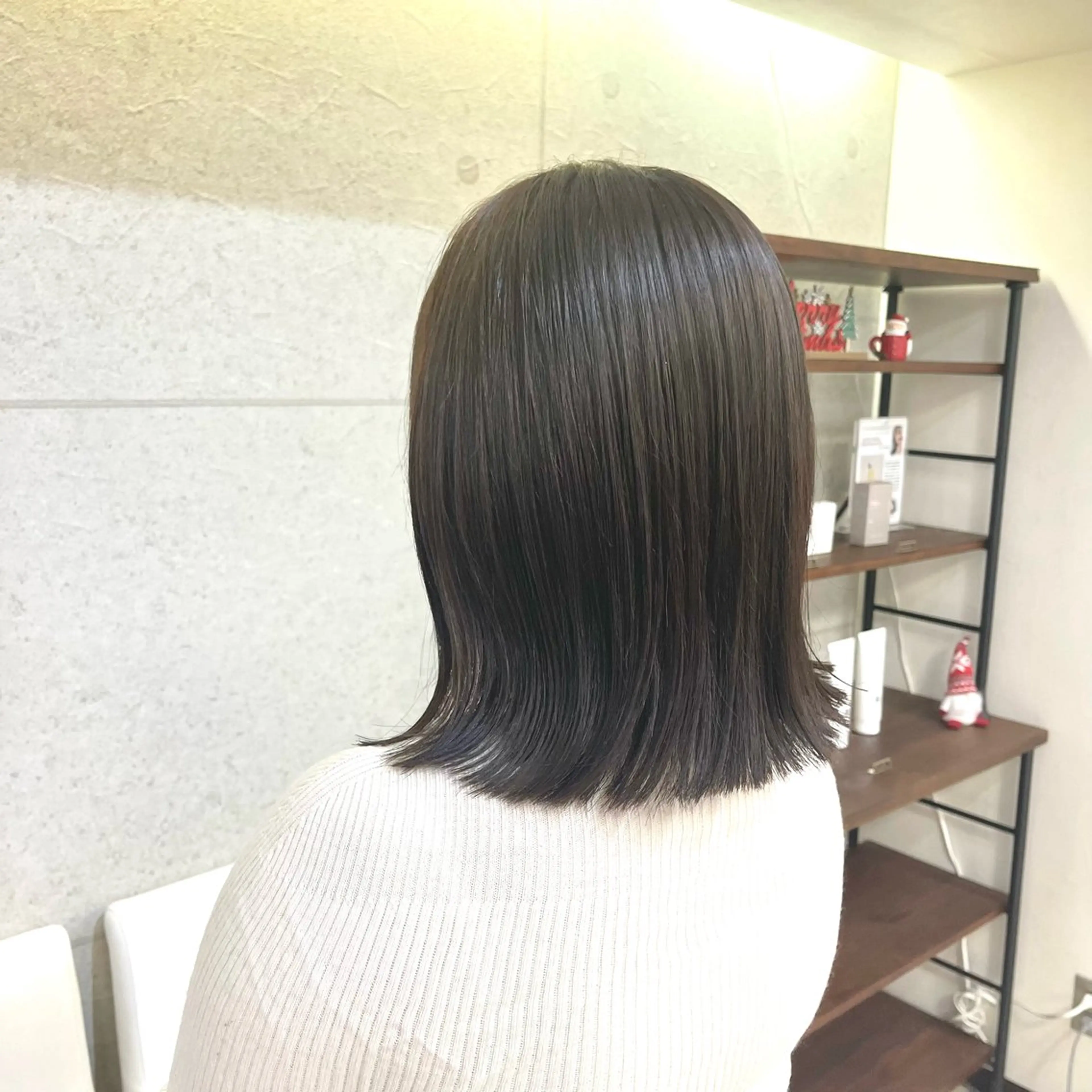 ミディアム カラー カット ヘアカラー トリートメント XANADU上野店 🐼ﾖｺﾊｼのヘアスタイル