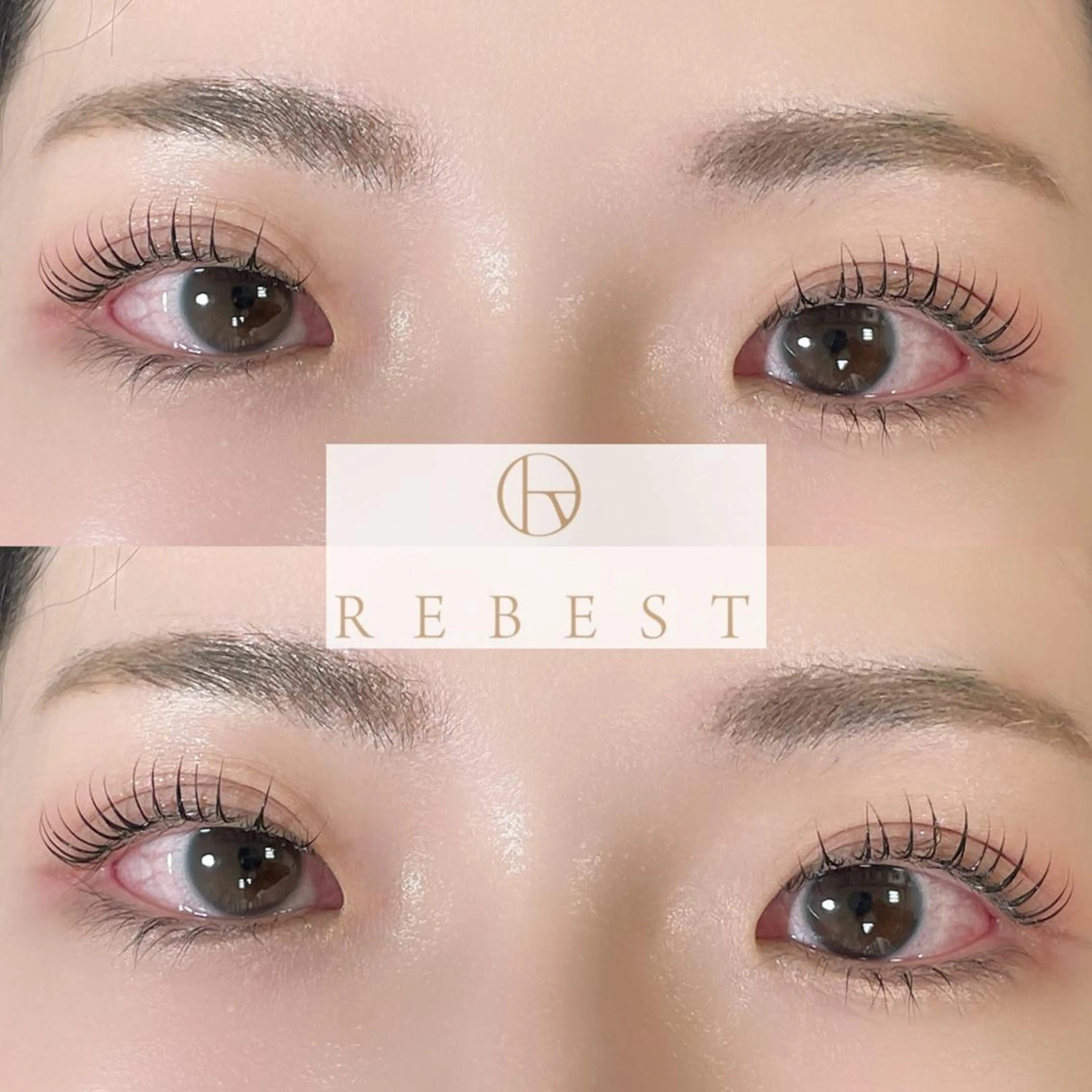 マツエク・マツパ 一重×まつ毛パーマ ＲＥＢＥＳＴ yのマツエク・マツパデザイン