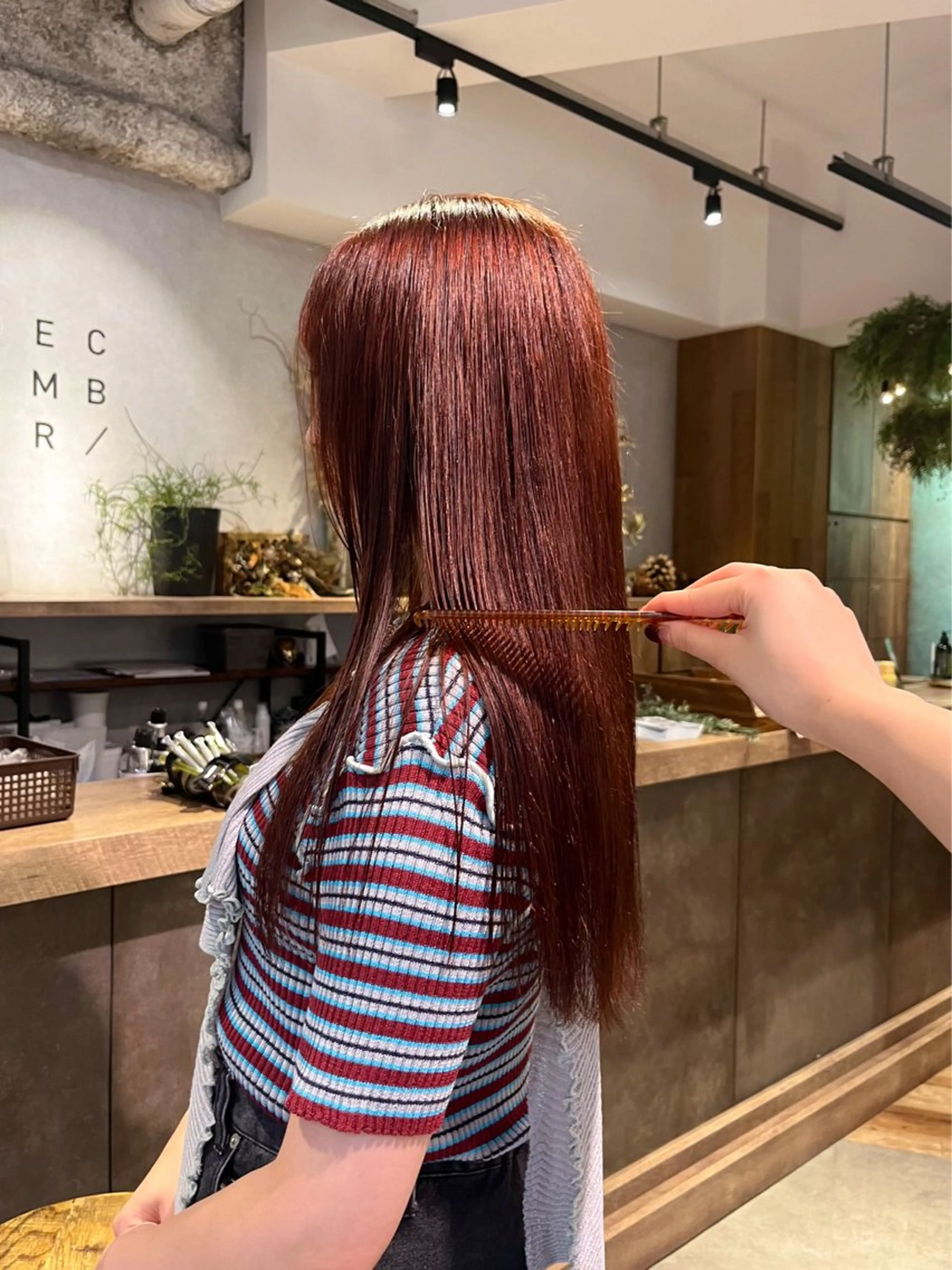 カラー ブリーチ ダブルカラー ブリーチなしカラー ヘアカラー トリートメント 🍒暖色カラー🍒 ueno aiのヘアスタイル