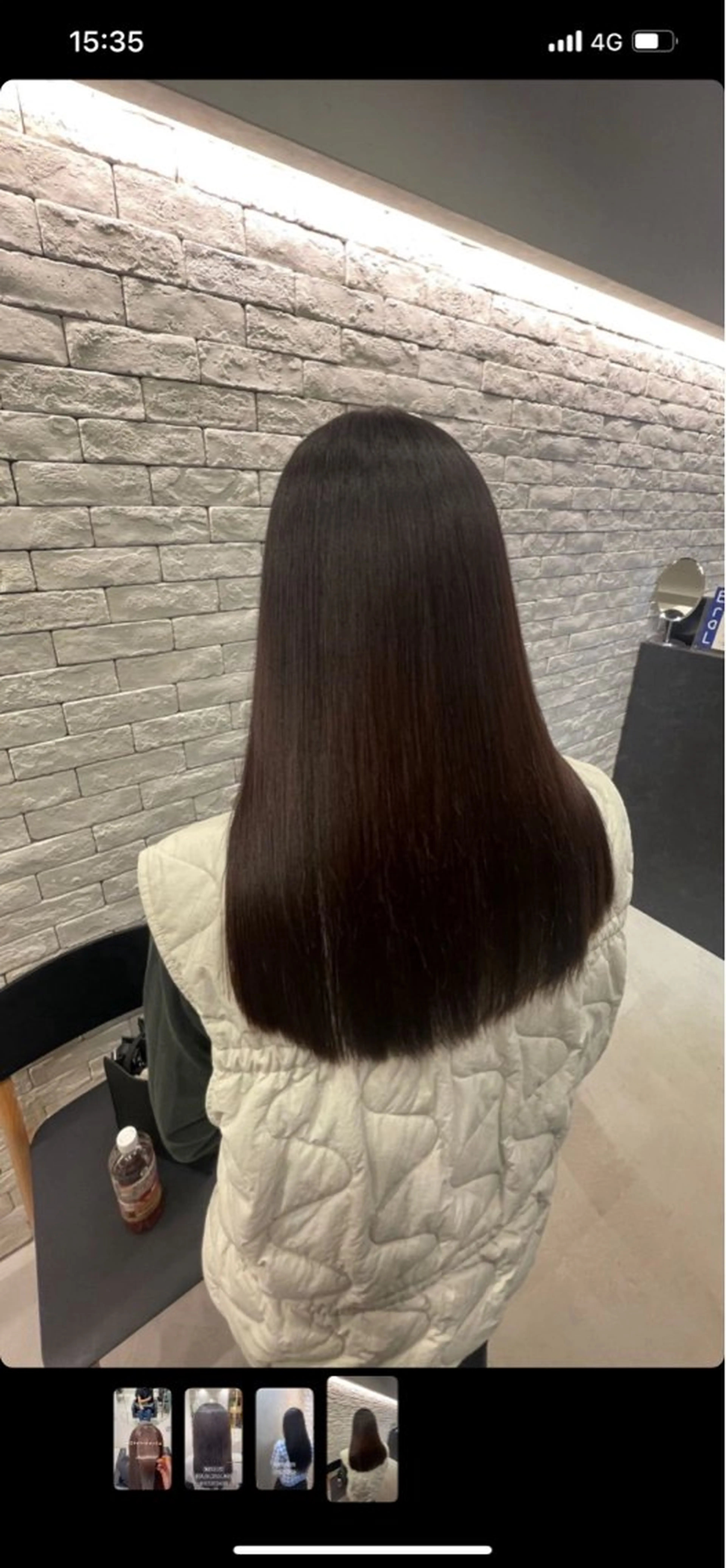ロング TENSHO 原宿　ハイトーンのヘアスタイル