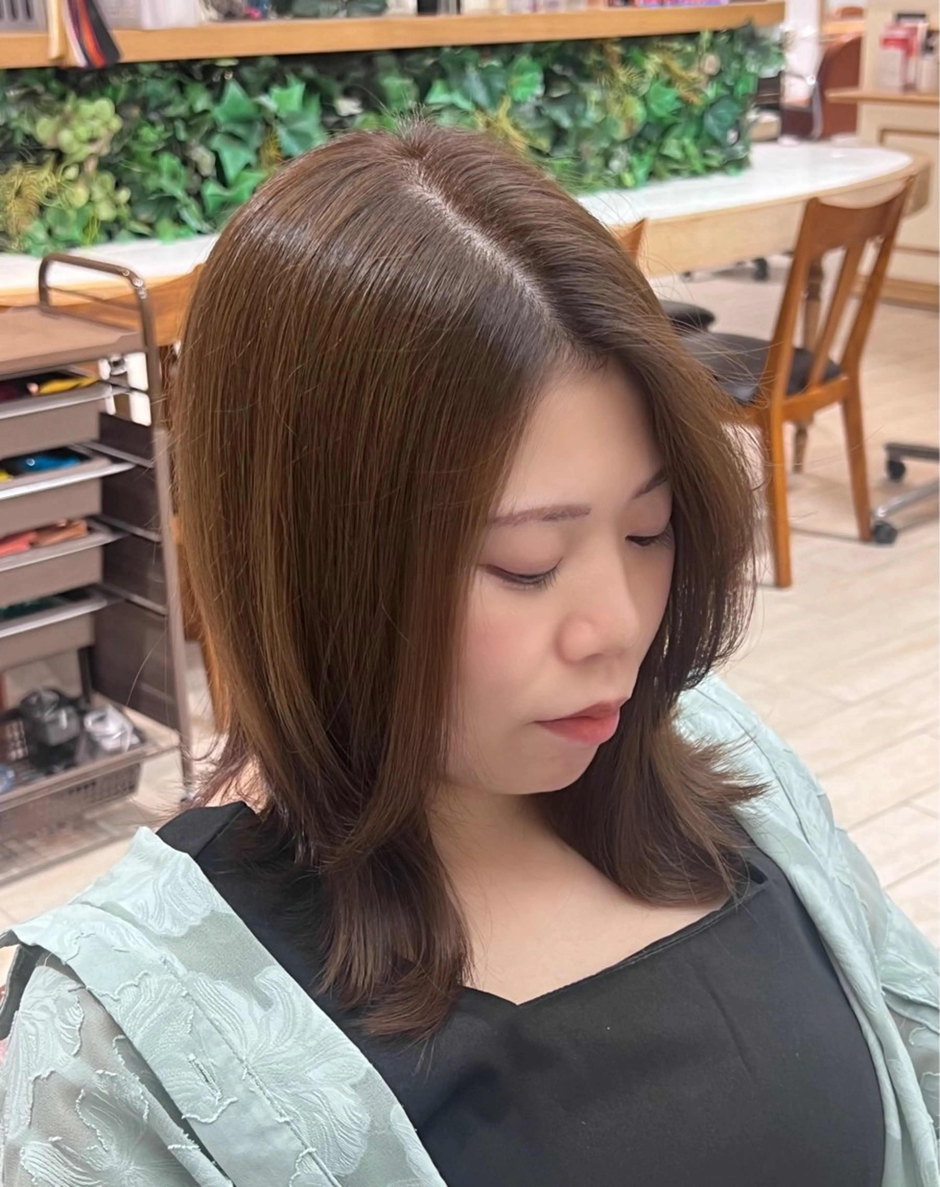 ミディアム カラー トリートメント ୨୧color୨୧ ちひろのヘアスタイル