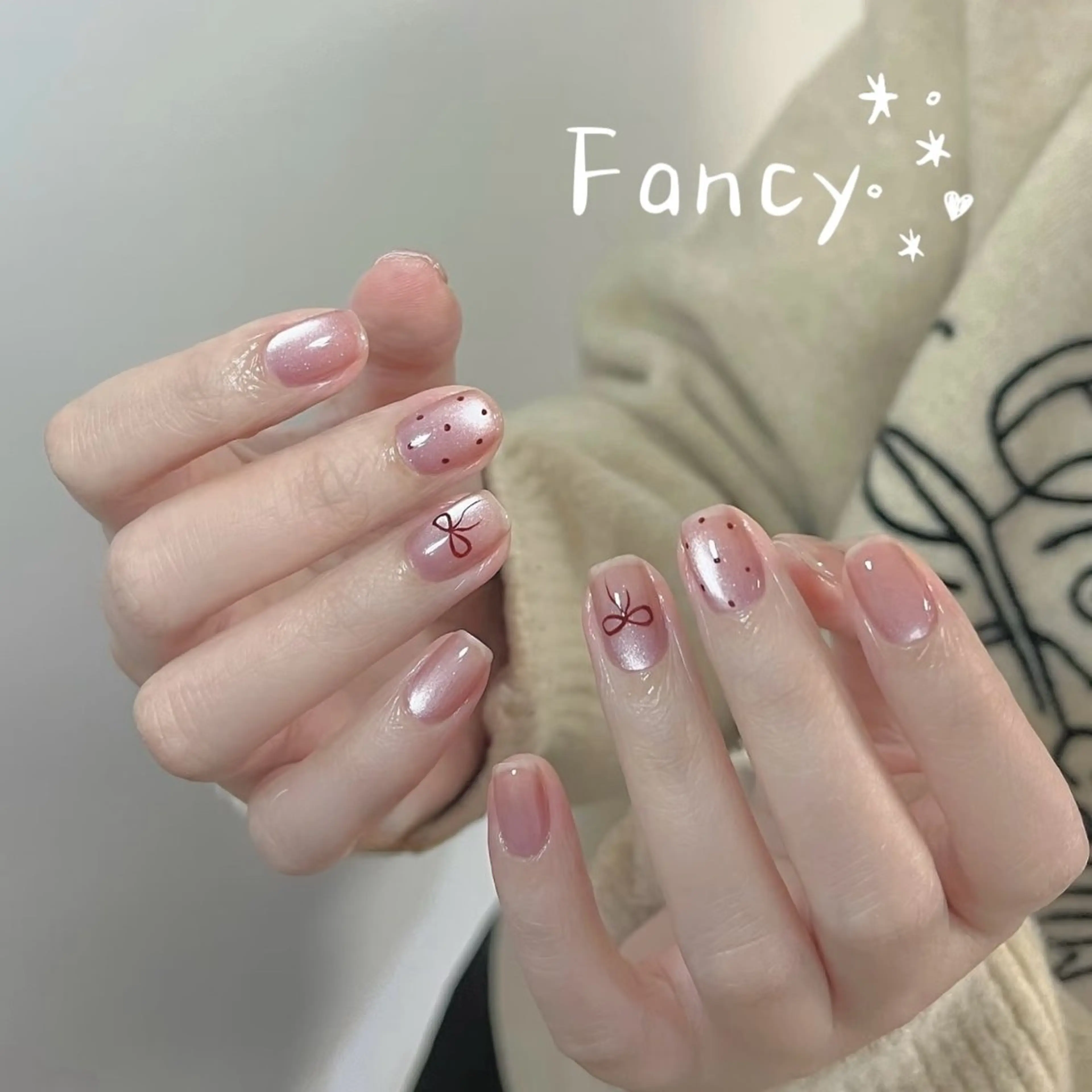 ネイル 長さ出し フットネイル フレンチネイル ガラスフレンチ 韓国ネイル Nailsalon Fancyのネイルデザイン