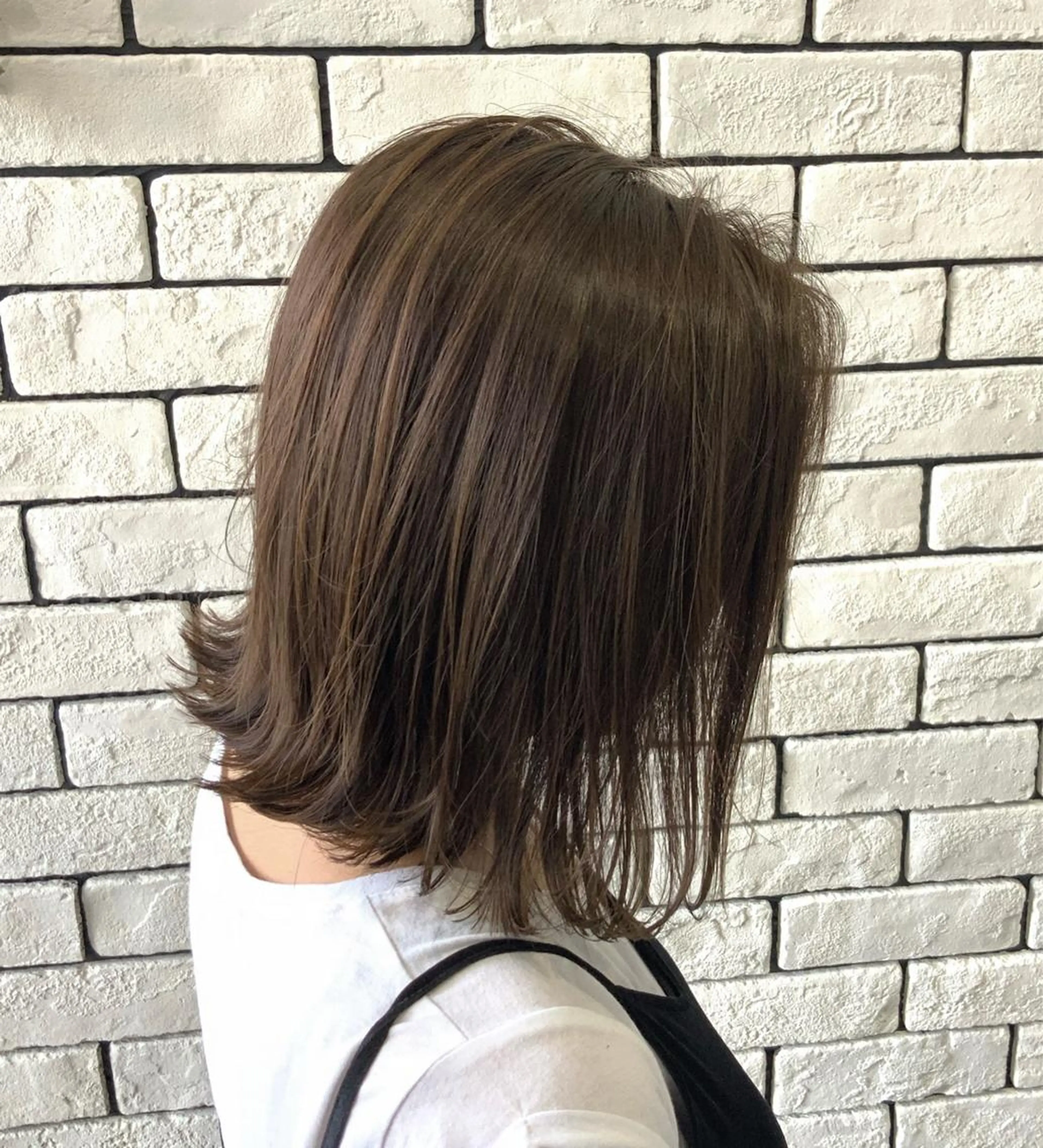 ミディアム ボブ 外ハネヘア カット ヘアカラー トリートメント 🍀favori🍀 kanekoのヘアスタイル
