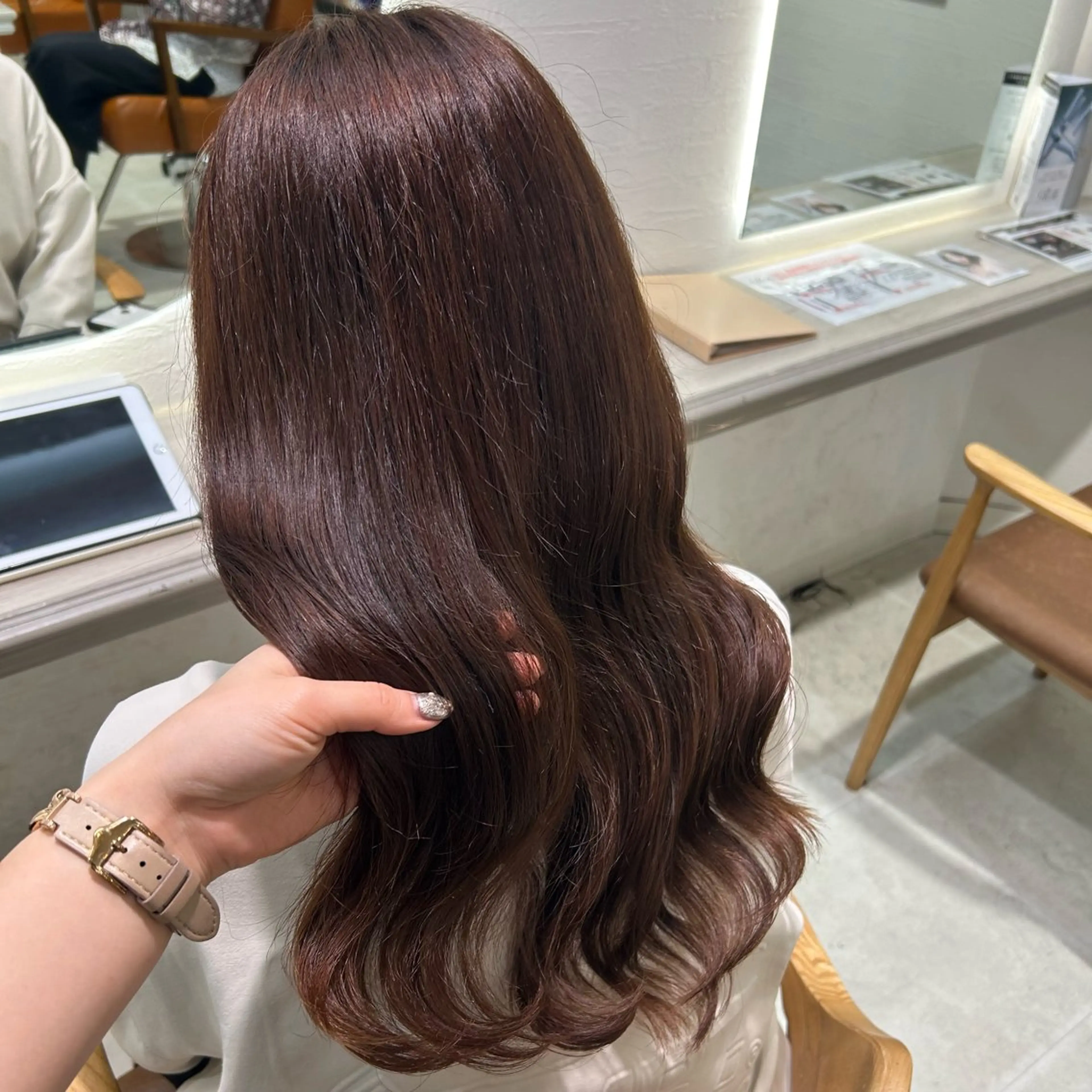 🩶モデル限定価格🩶ブリーチなしワンカラー＋1stepトリートメントの写真