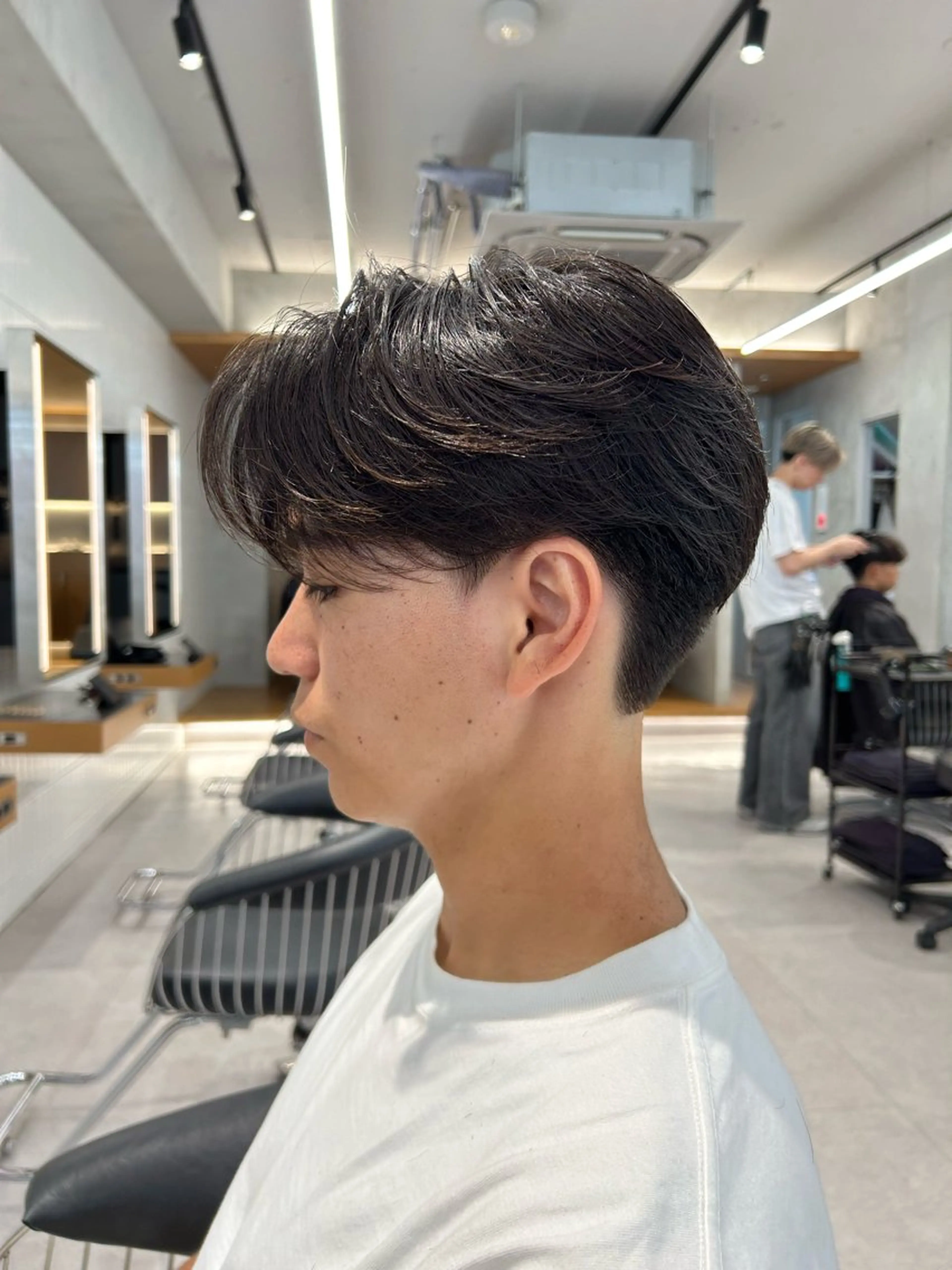 パーマ メンズ nico TOKYO Logic店所属・表参道/センター パート/MIZUKIのヘアスタイル